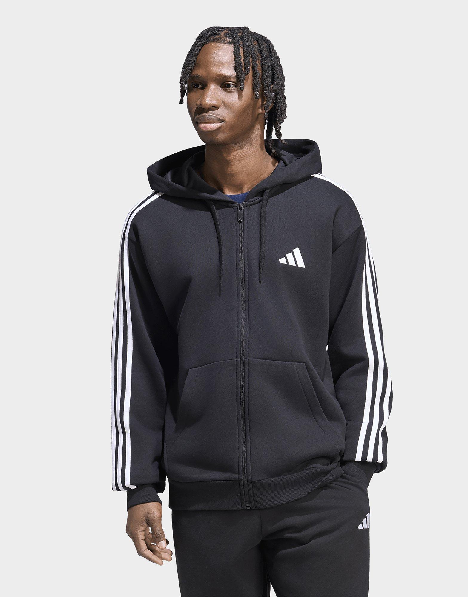adidas Essentials 3-stripes French Terry Full-zip Hoodie