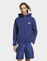 adidas STADIUM SMALL LOGO FULL-ZIP HOODIE