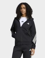 adidas Felpa Con Cappuccio Con Zip Integrale Stadium Tre Strisce