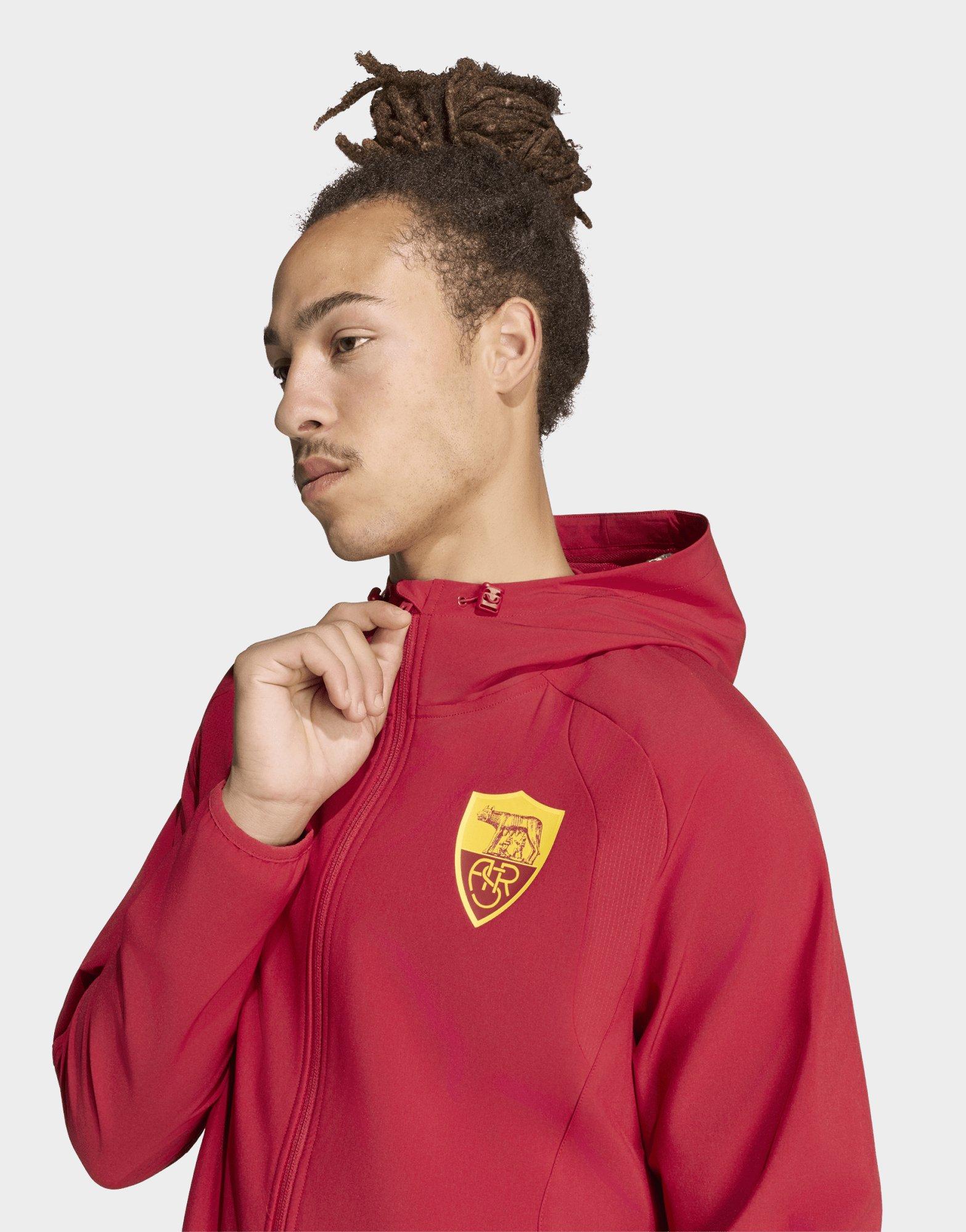 adidas Coupe-vent zip intégral AS ROMA Tiro Travel
