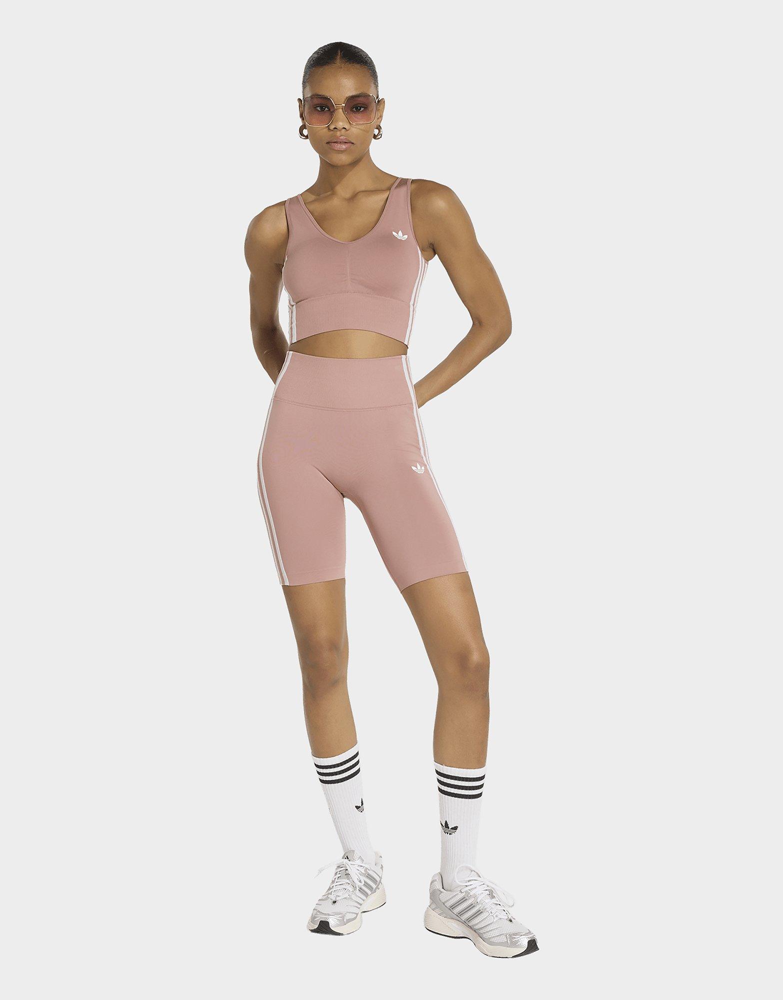 adidas Pantalón Corto Essentials 3 Stripes Sin Costuras 13 Cm