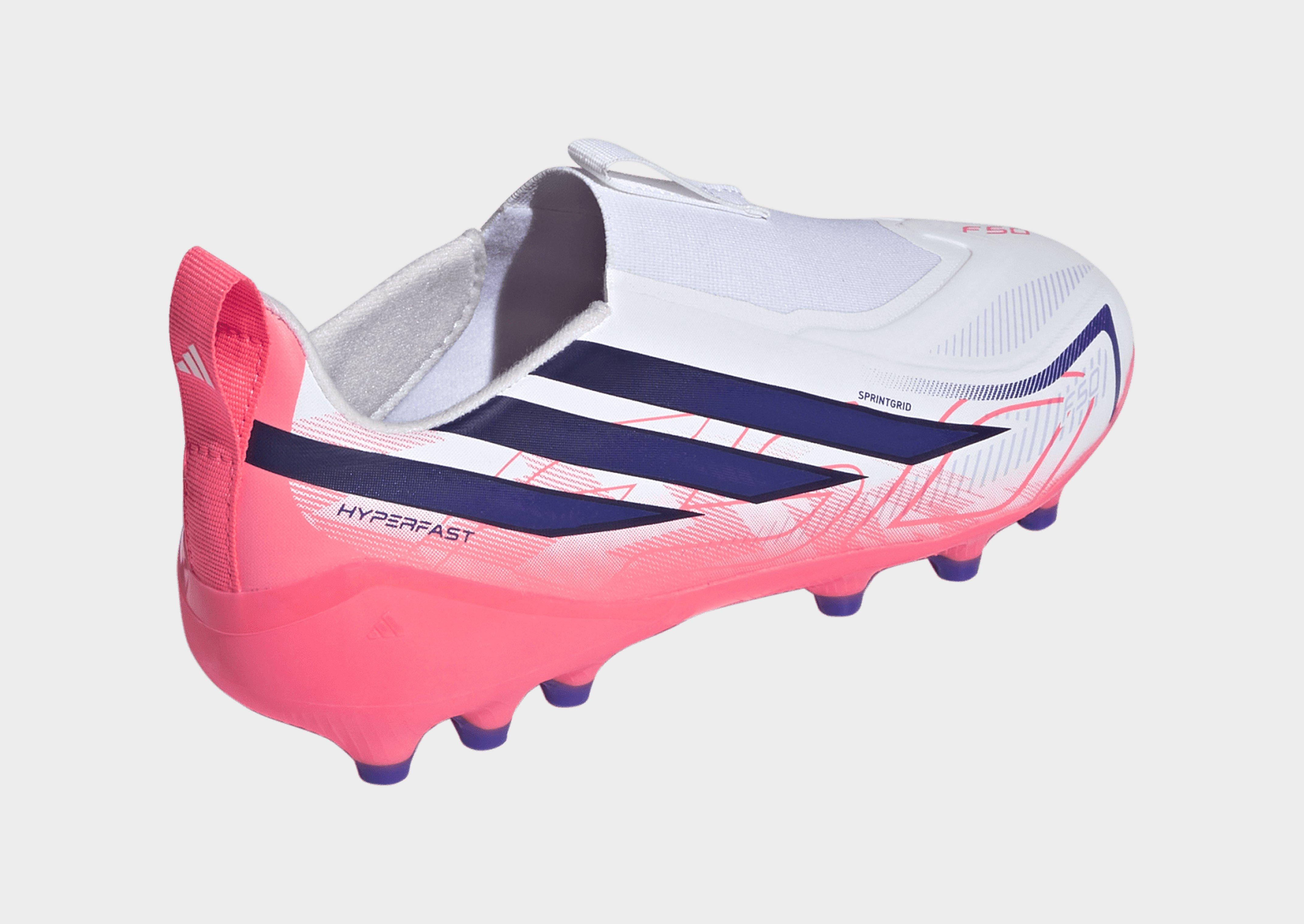 adidas F50 Hyperfast League Laceless Artificial Ground Football Boots Kids
