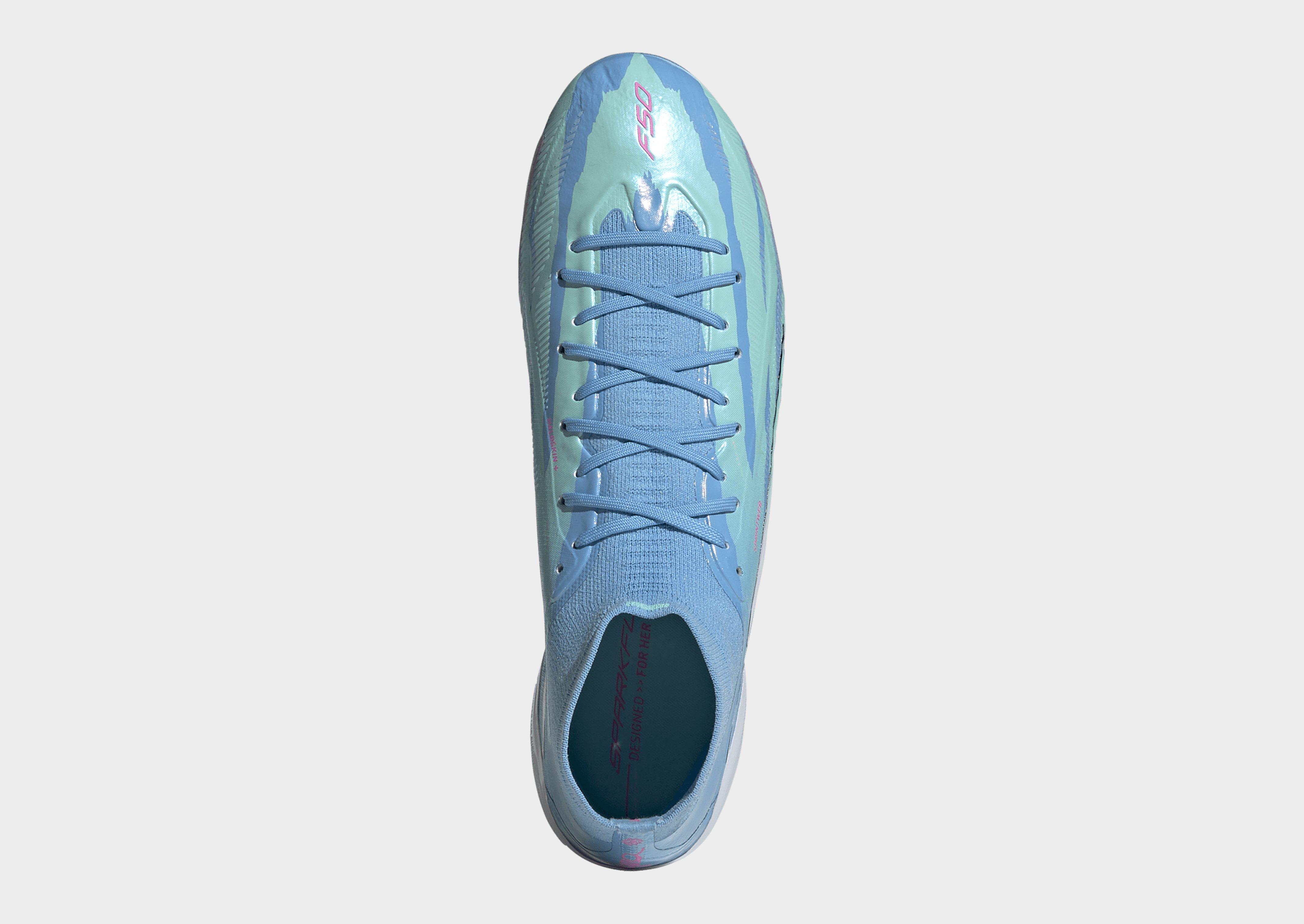 adidas Chaussure De Football F50 Sparkfusion Elite Mid Cut Terrain Souple / Terrain Synthétique Trinity Rodman
