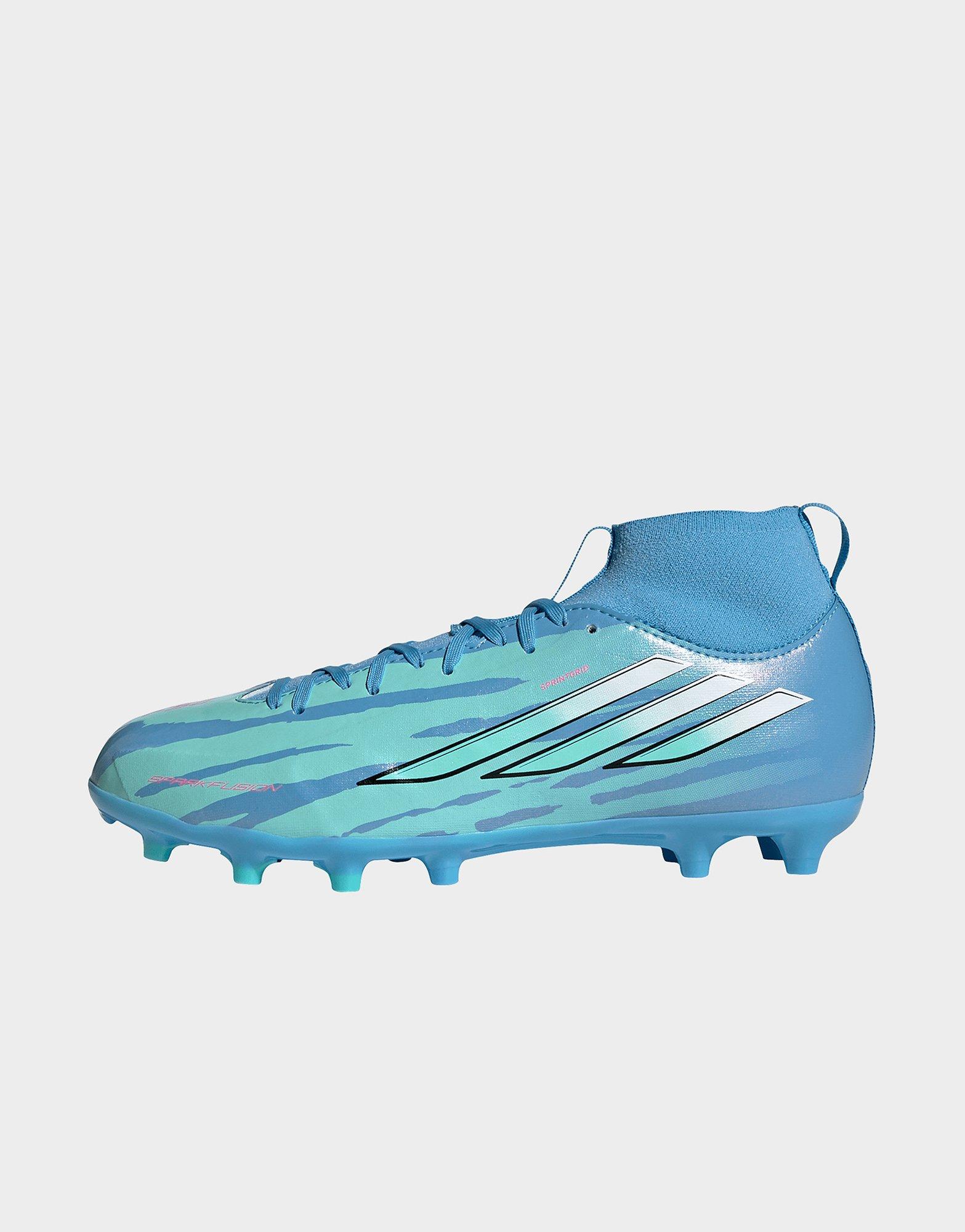 adidas F50 Sparkfusion League Mid Cut Firm Ground / Artificial Grass Football Boots Kids Trinity Rodman