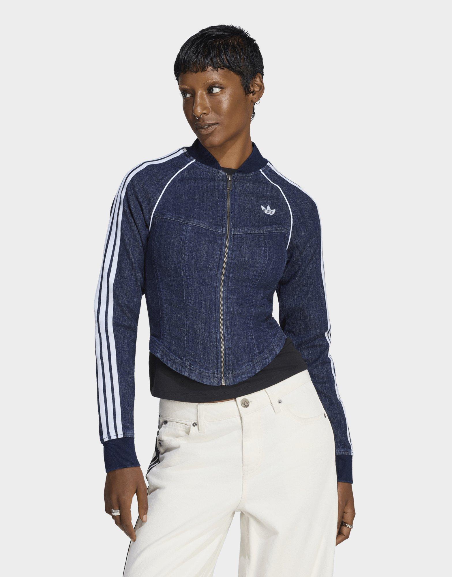 adidas Superstar Denim Corset Track Top