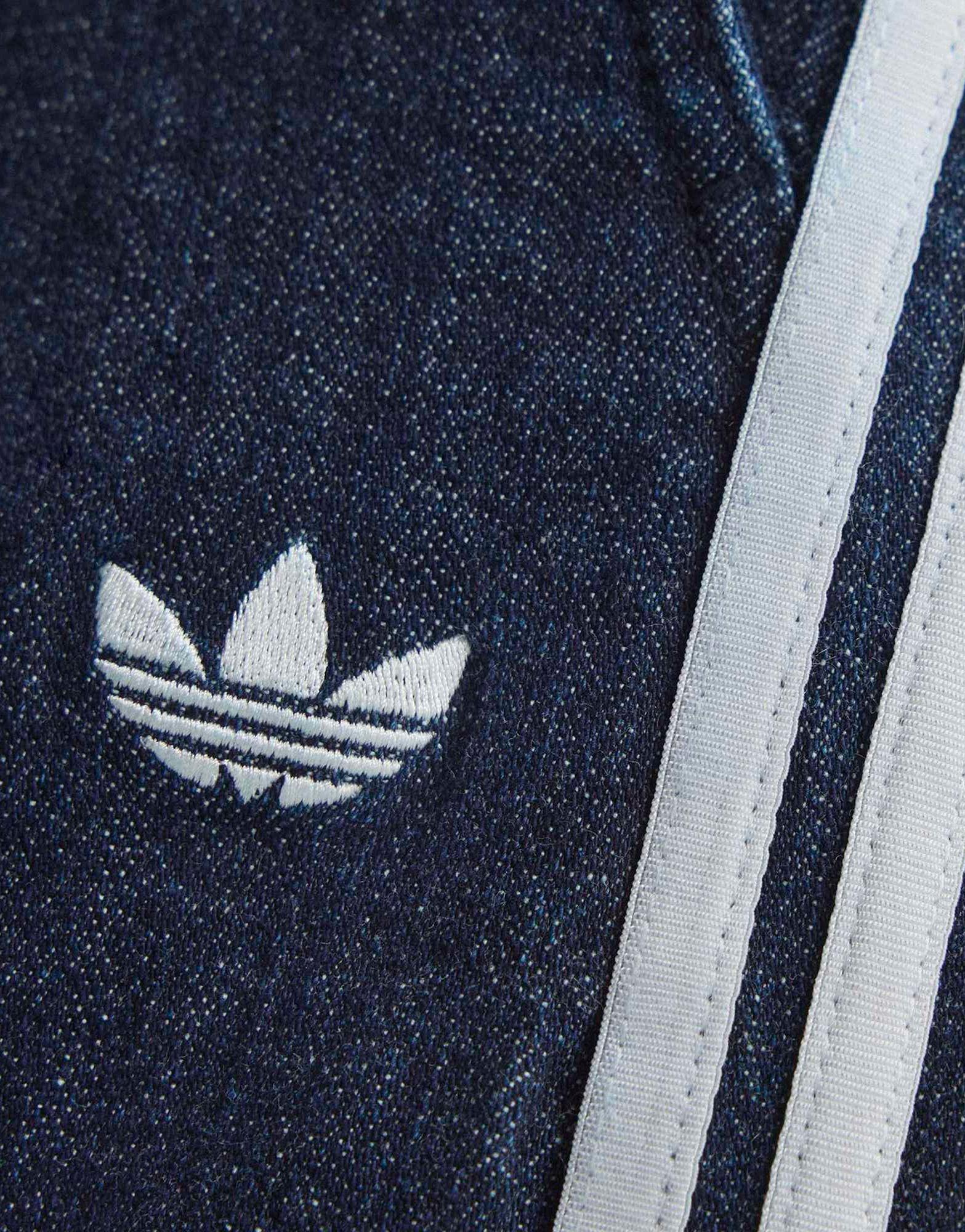 adidas Pantalon Wide Leg Denim Plissé