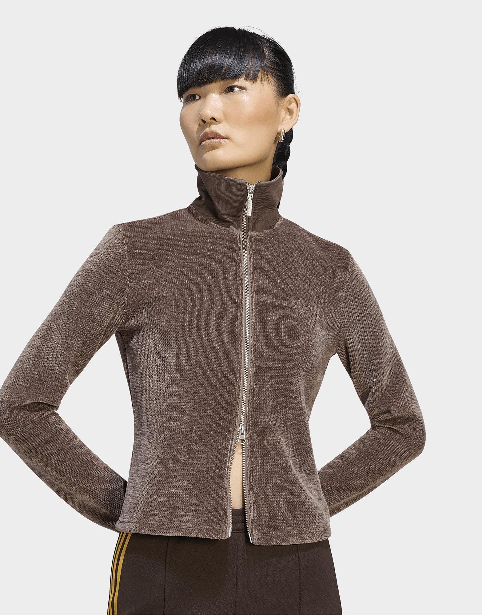 adidas Gilet De Survêtement Zip Chenille Prem Ess