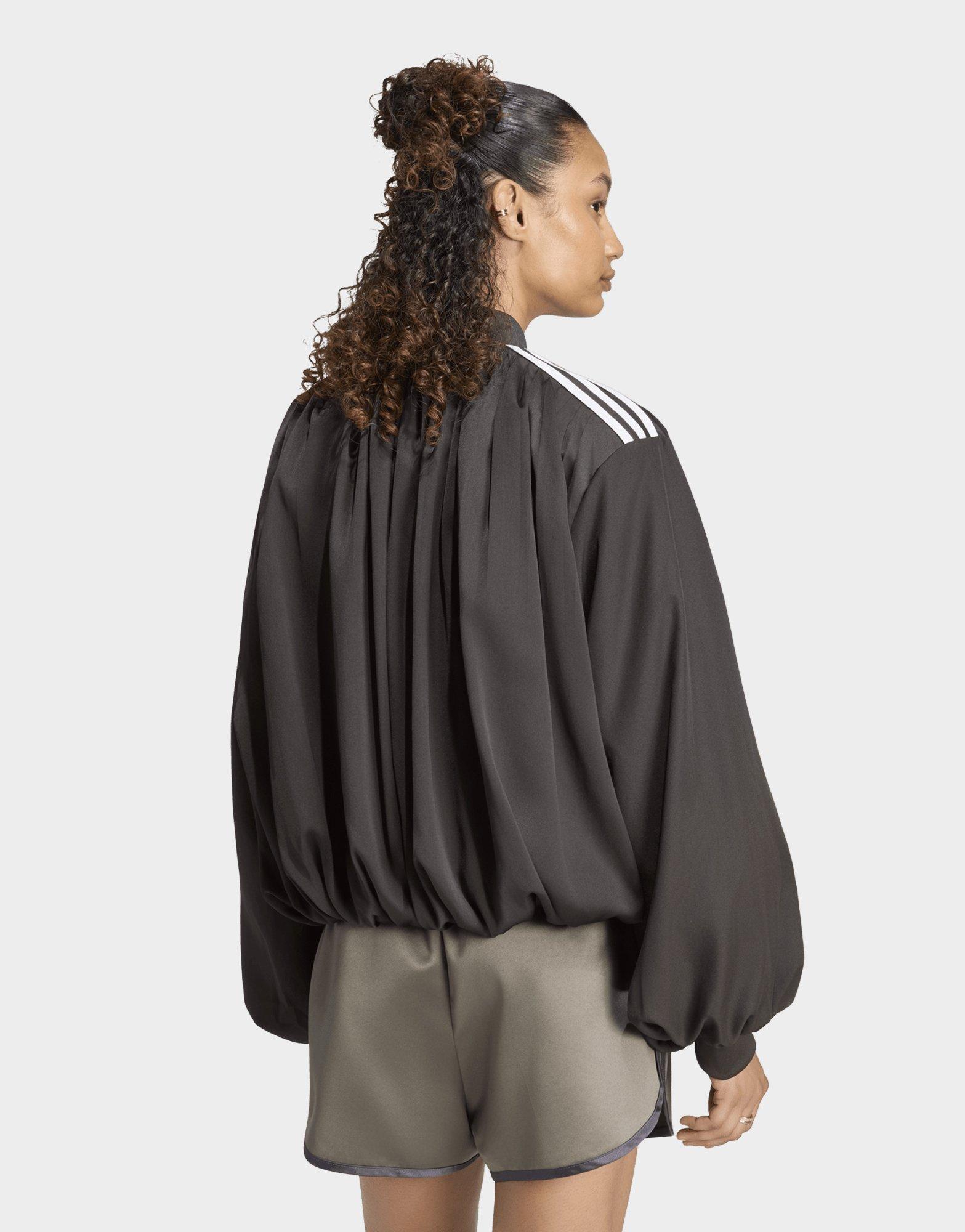 adidas Originals Jacke, Satin, Plissiert