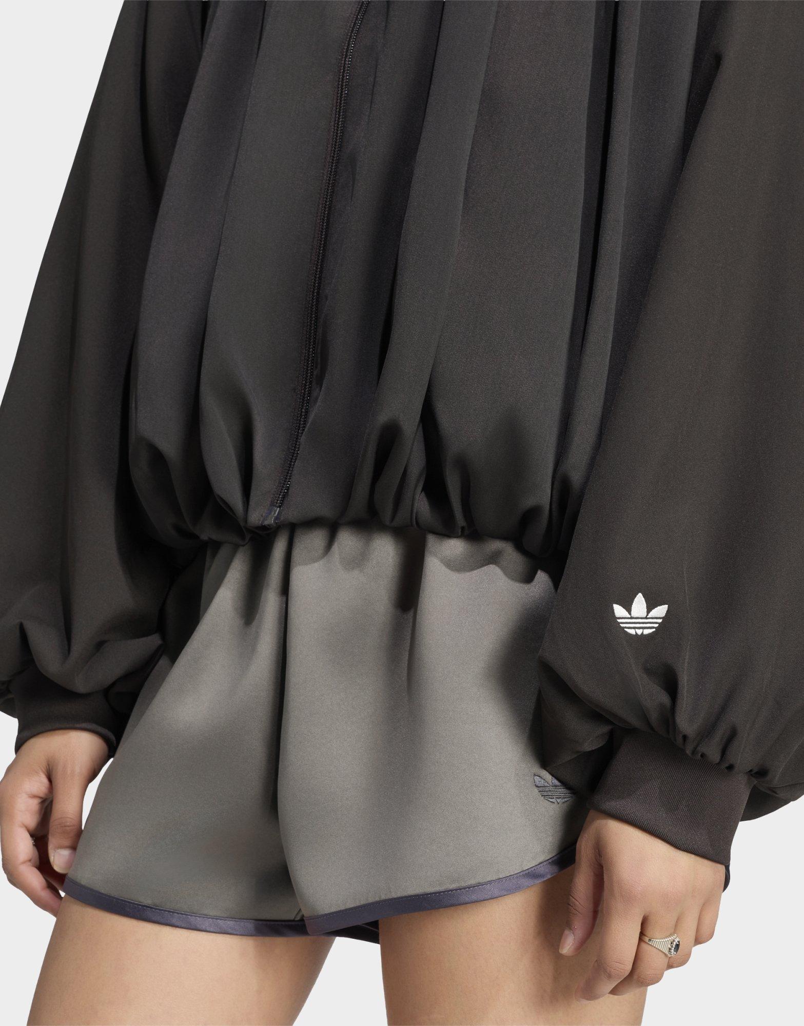 adidas Originals Jacke, Satin, Plissiert