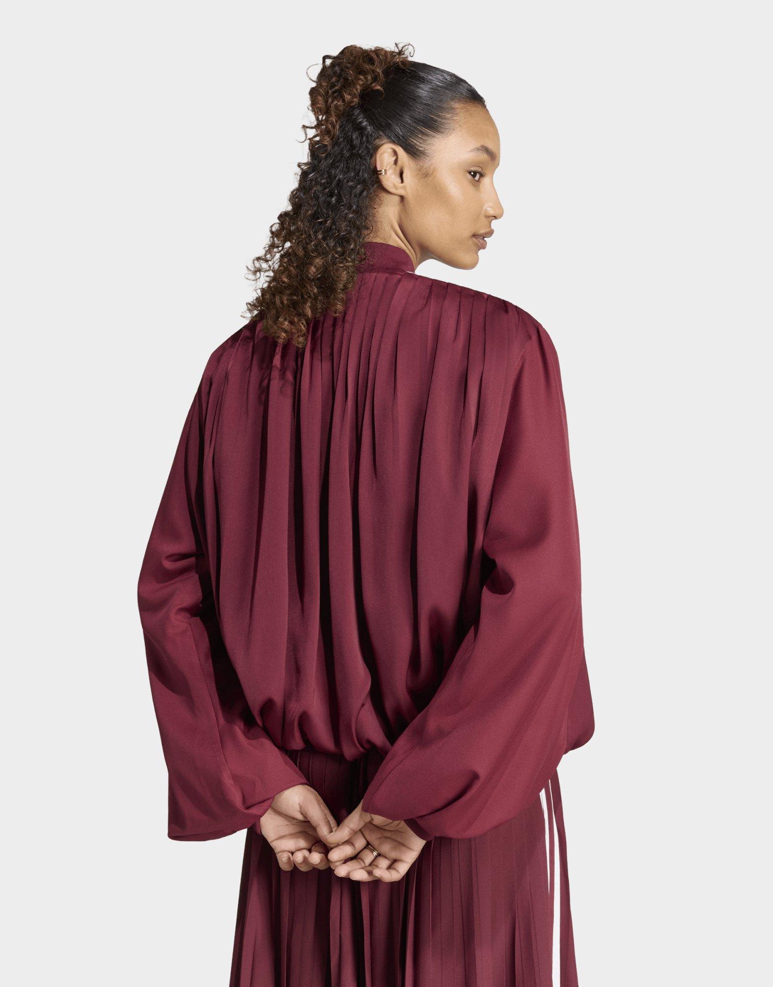 adidas Originals Jacke, Satin, Plissiert