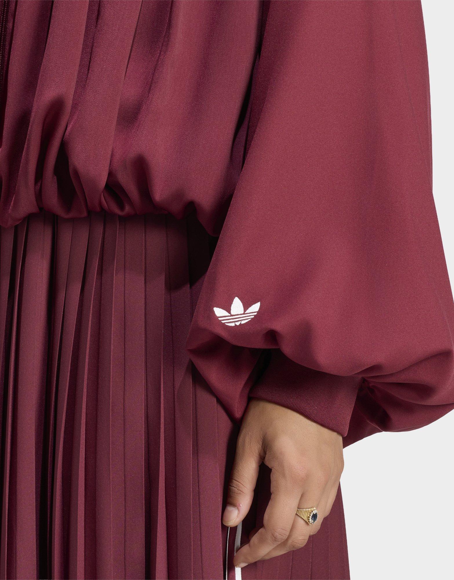 adidas Originals Jacke, Satin, Plissiert
