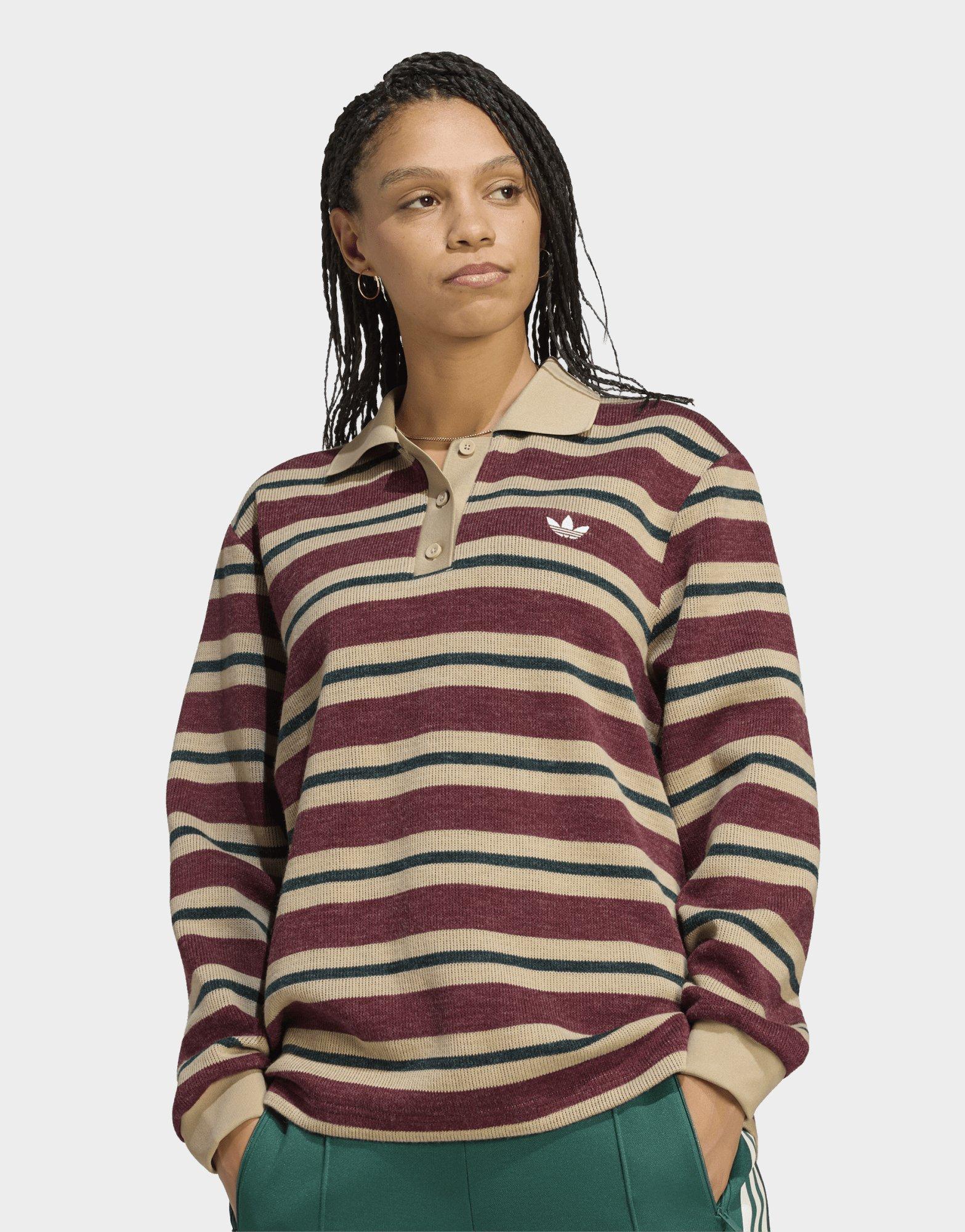 adidas POLO En Maille À Rayures