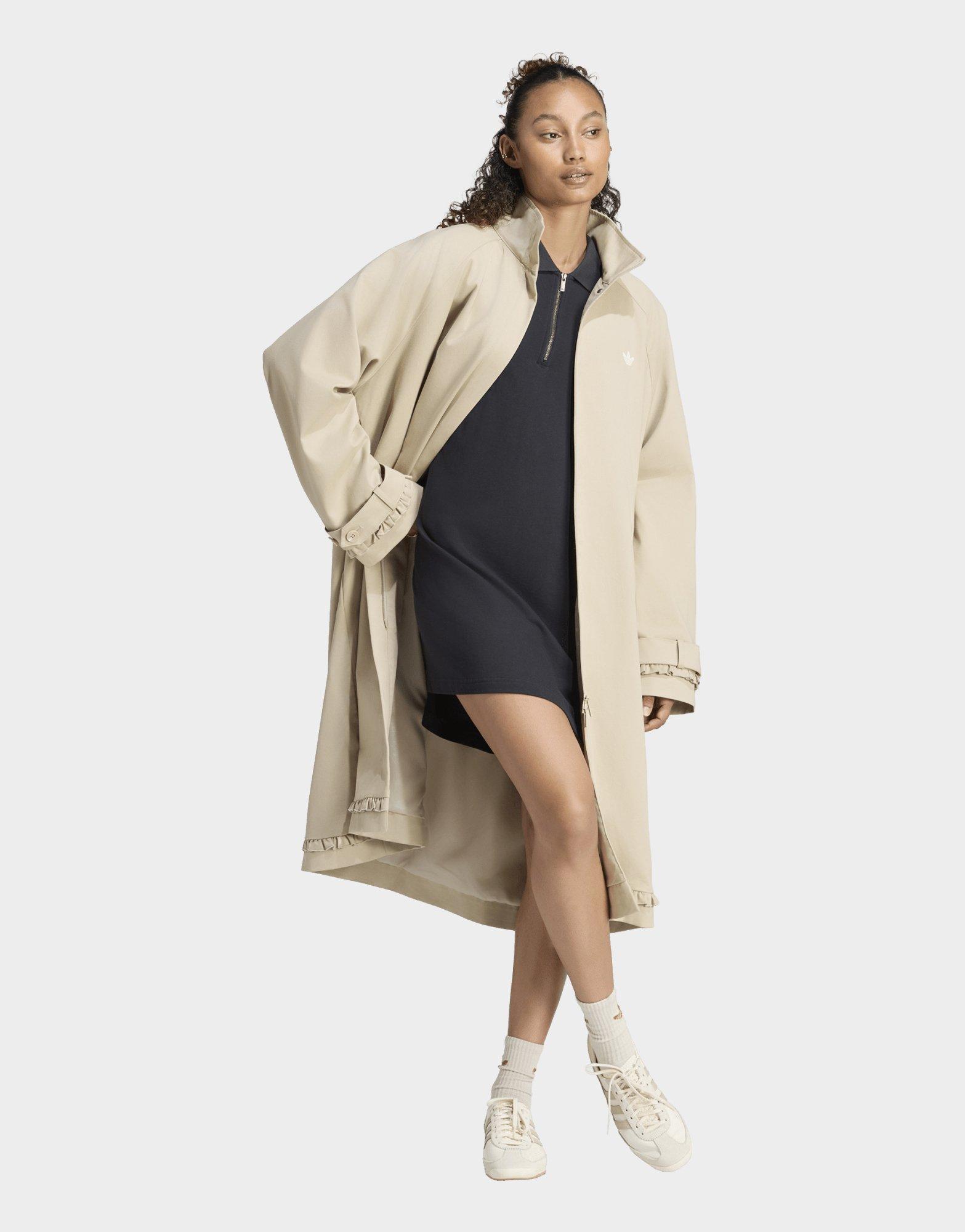 adidas Track Top Coat, Faltendetails