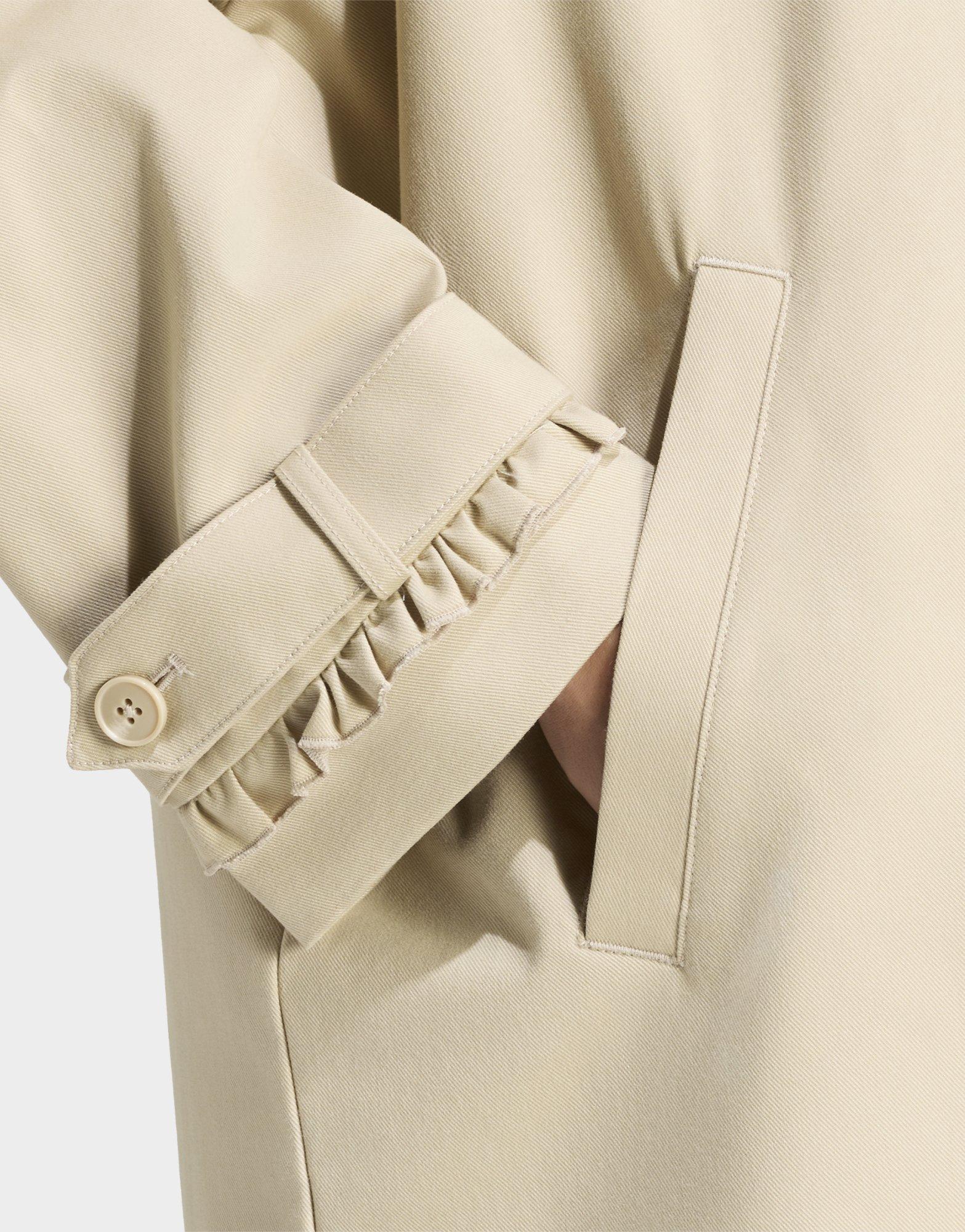 adidas Track Top Coat, Faltendetails