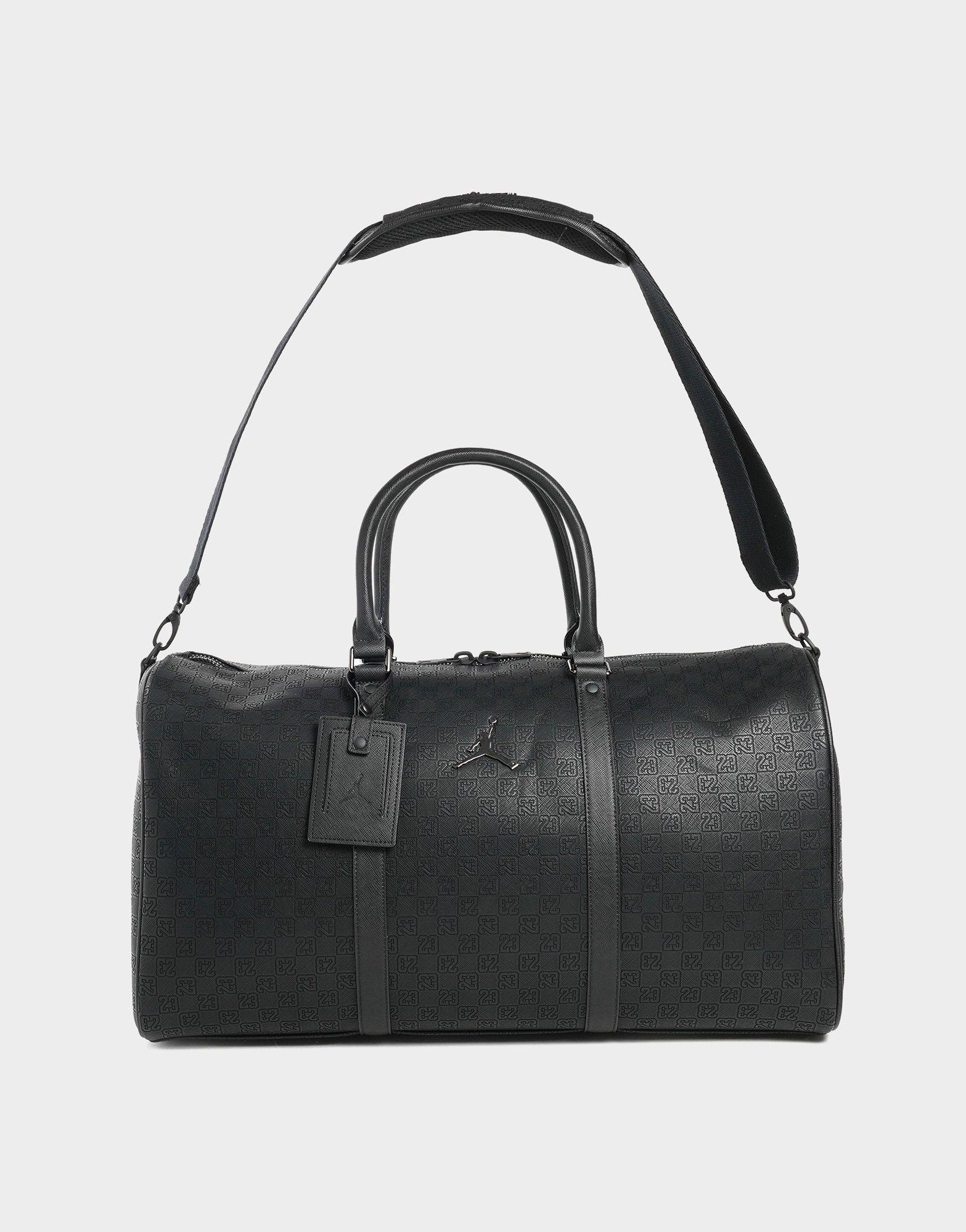 Black Jordan Jam Monogram Duffle Bag JD Sports Singapore