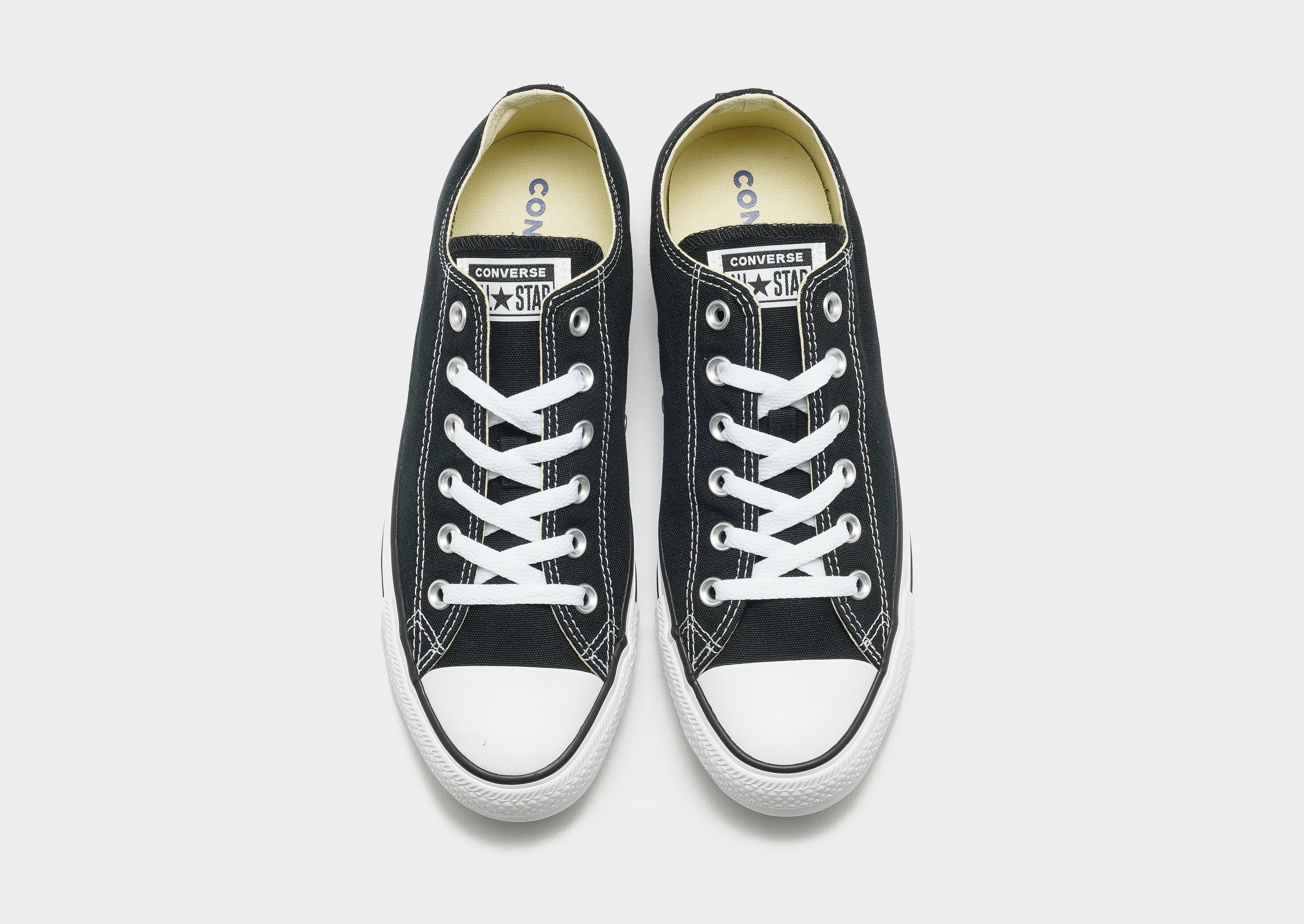 All black clearance low cut converse