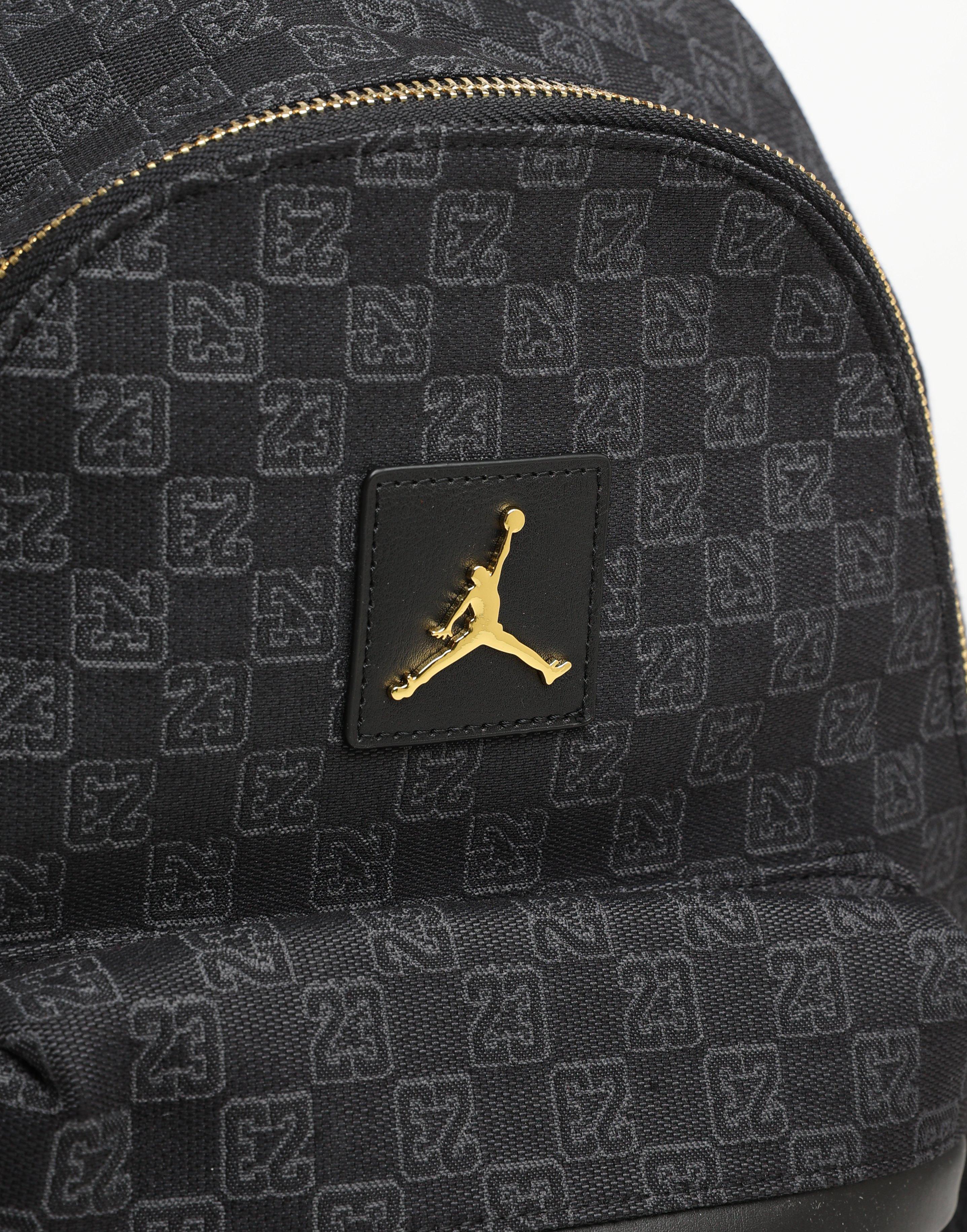 Black Jordan Monogram Duffle Bag - JD Sports Singapore