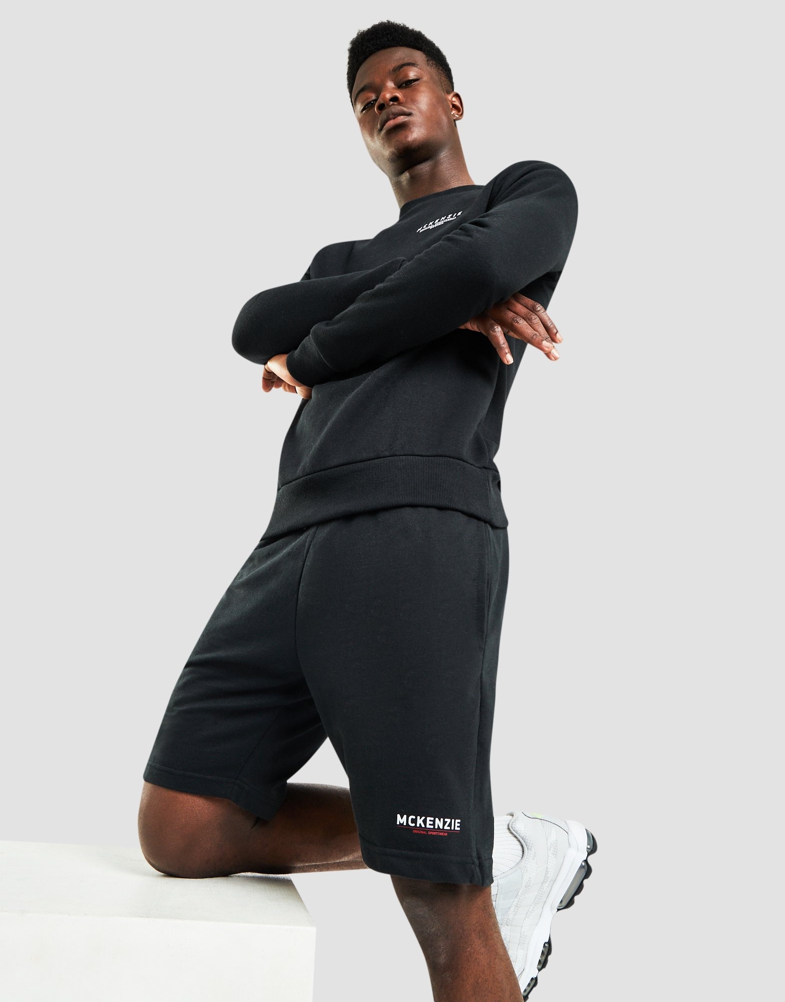 Black McKenzie Essential Shorts - JD Sports