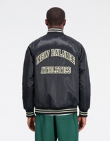 New Balance Athletics Varsity Satin Bomber Jacket