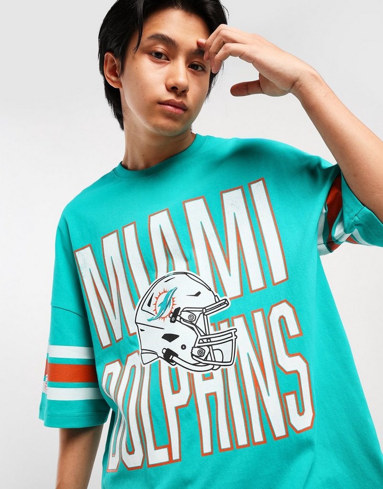 Majestic เสื้อยืดผู้ชาย NFL Miami Dolphins