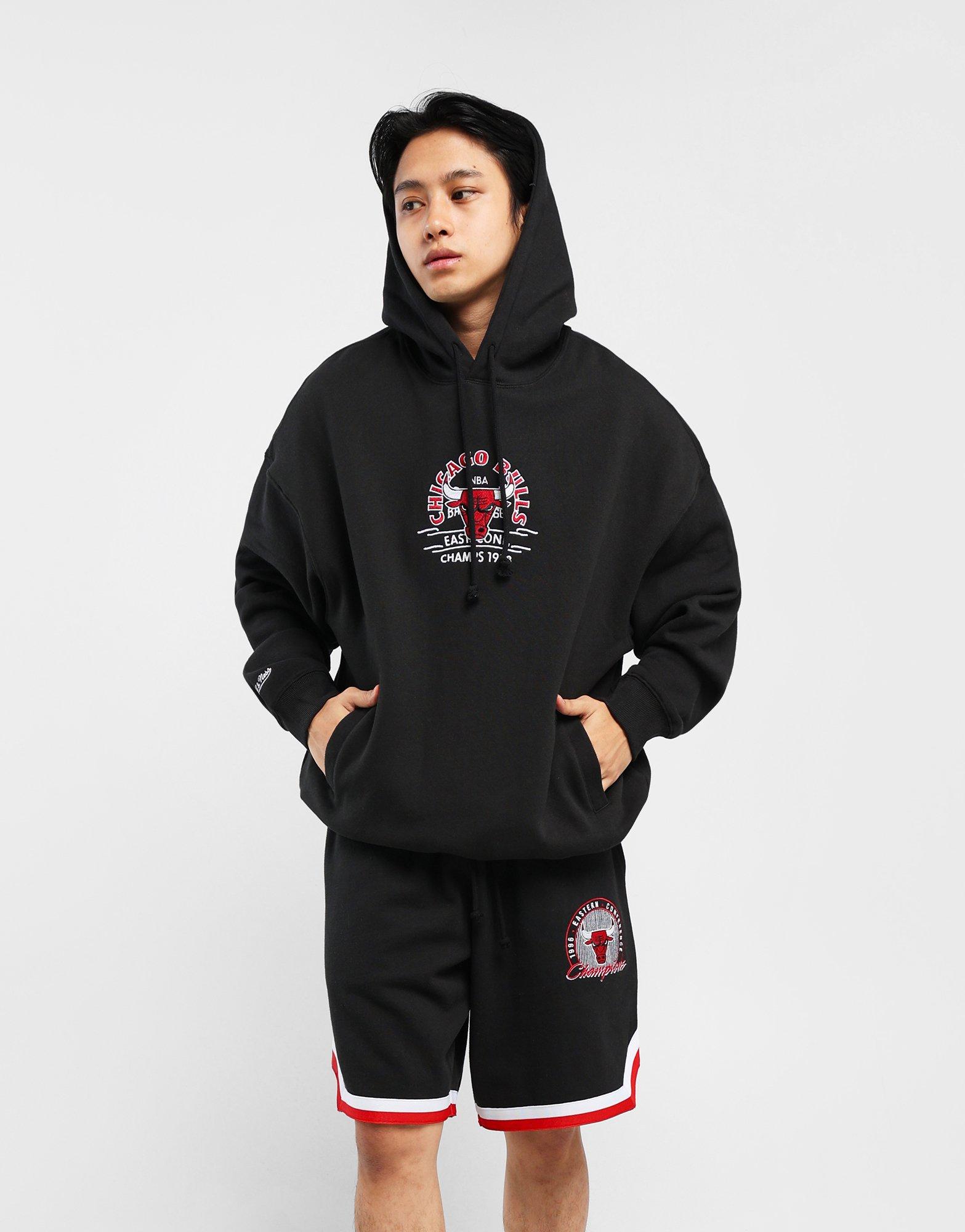 Chicago bulls hoodie on sale mitchell and ness