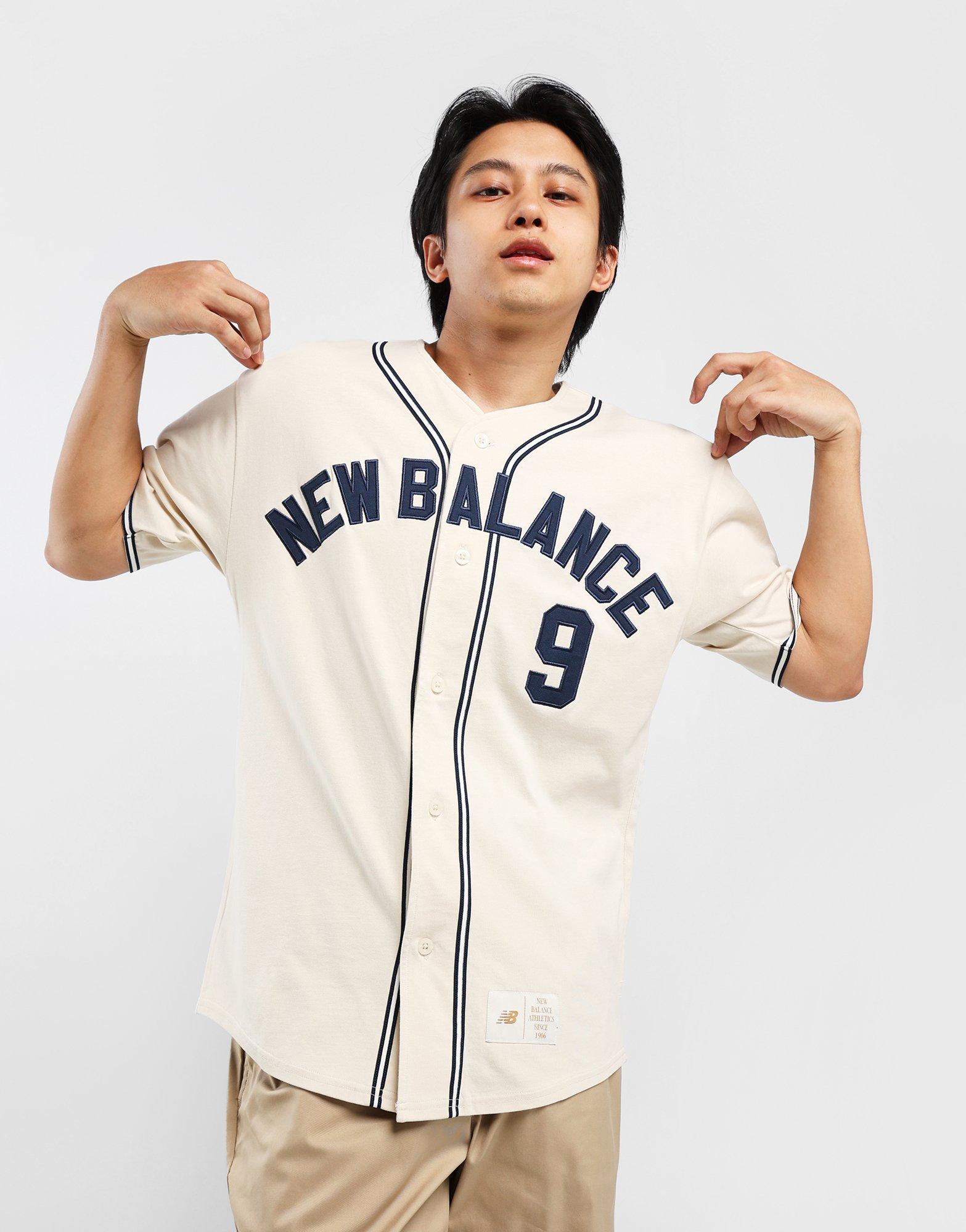 New balance store baseball shirt