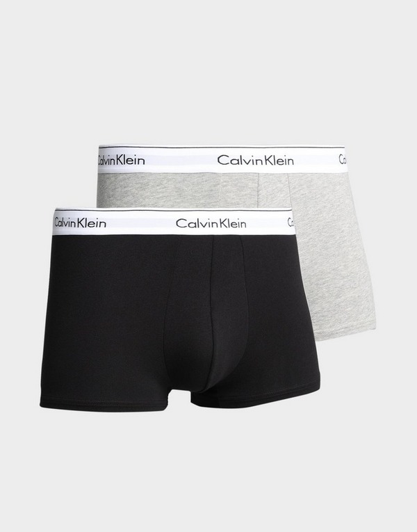 Multi Calvin Klein Modern Cotton Stretch Trunks 2 Pack
