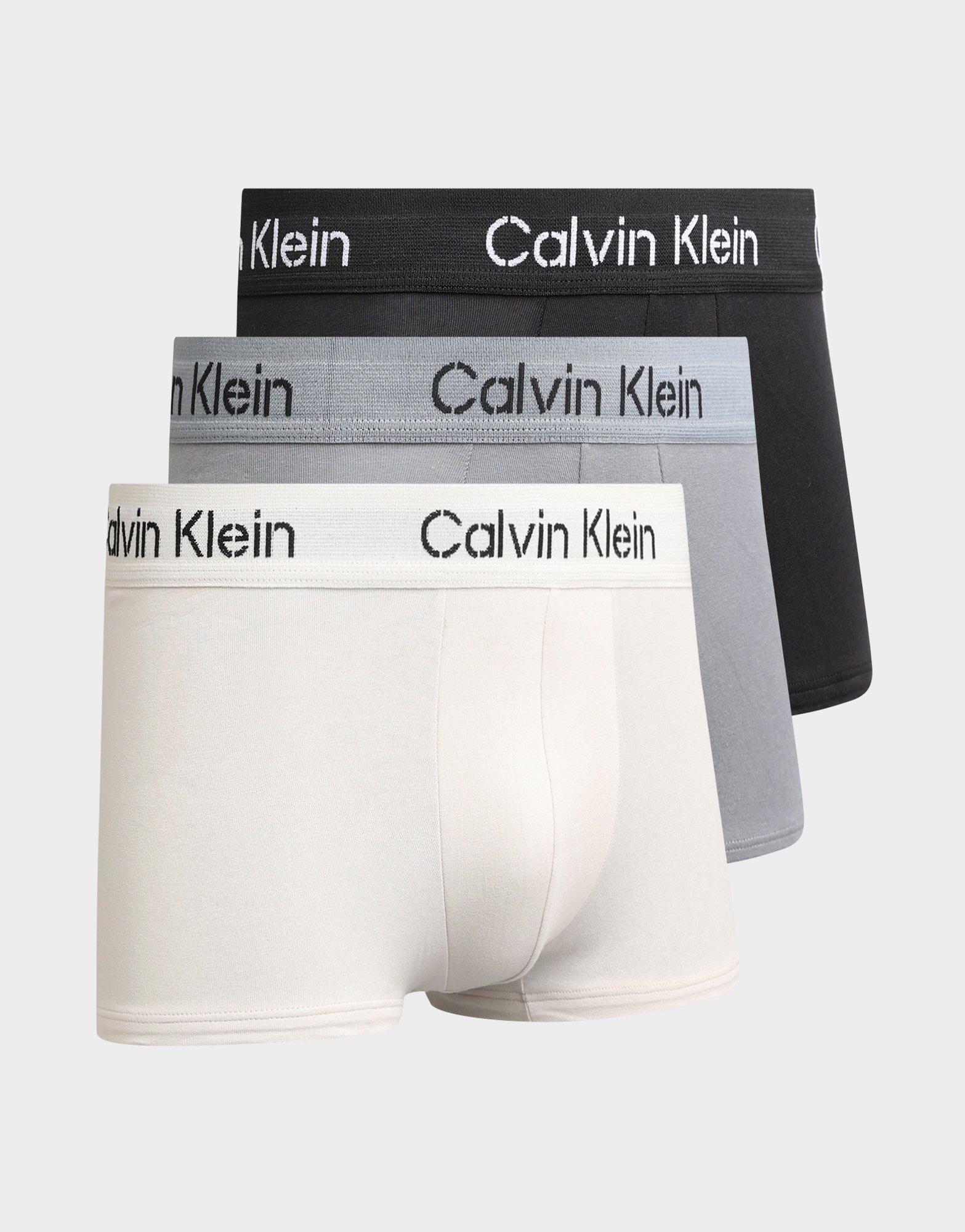 Multi Calvin Klein Cotton Stretch Low Rise Trunks (3 Pack) - JD Sports  Singapore