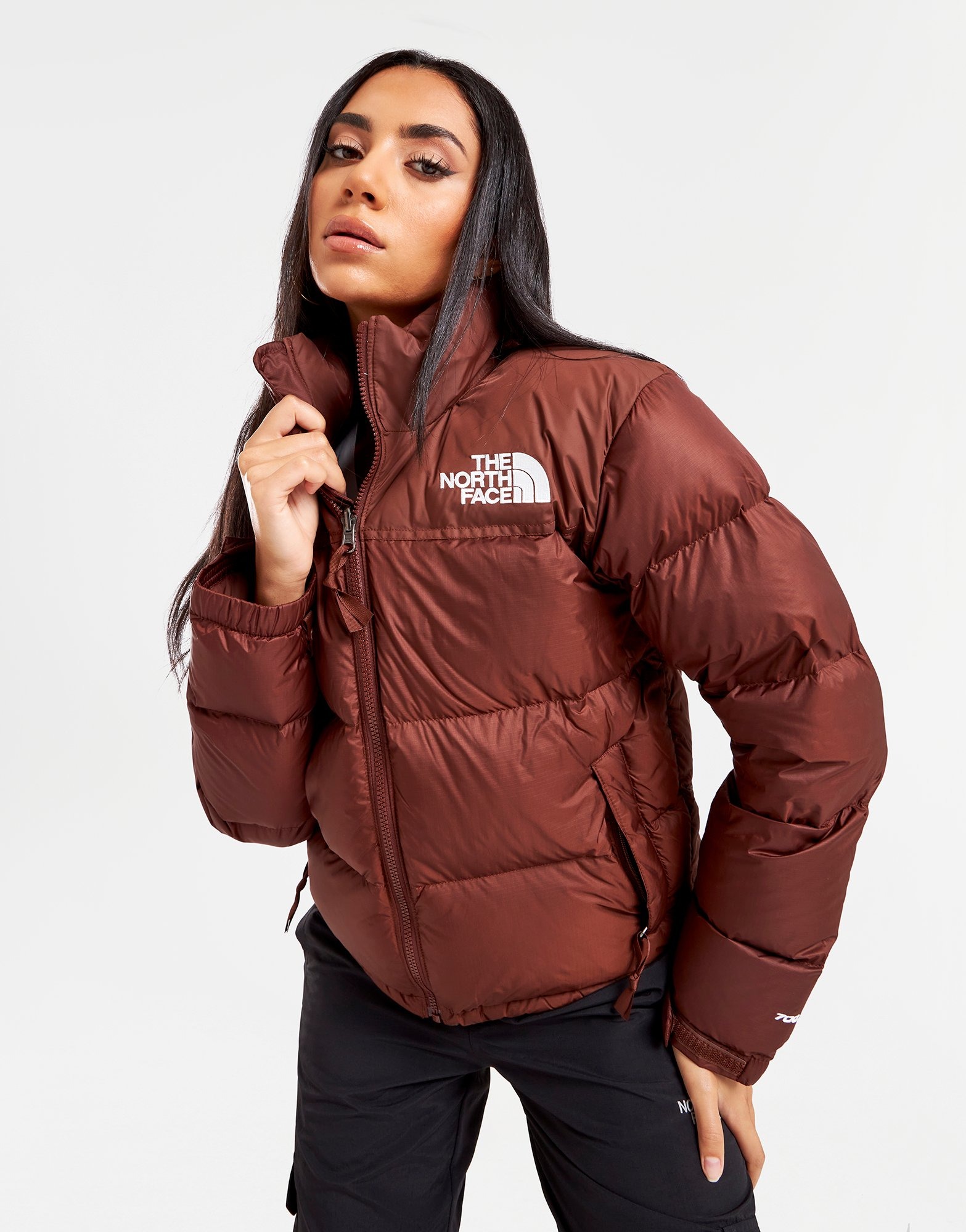 Brown The North Face 1996 Retro Nuptse Puffer Jacket - JD Sports