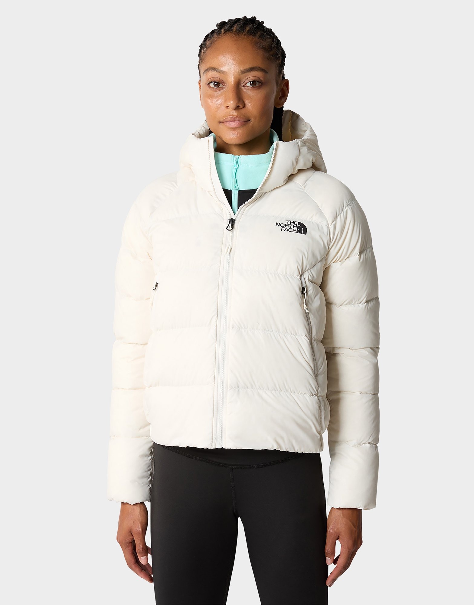 White The North Face Hyalite Down Hooded Jacket | JD Sports UK