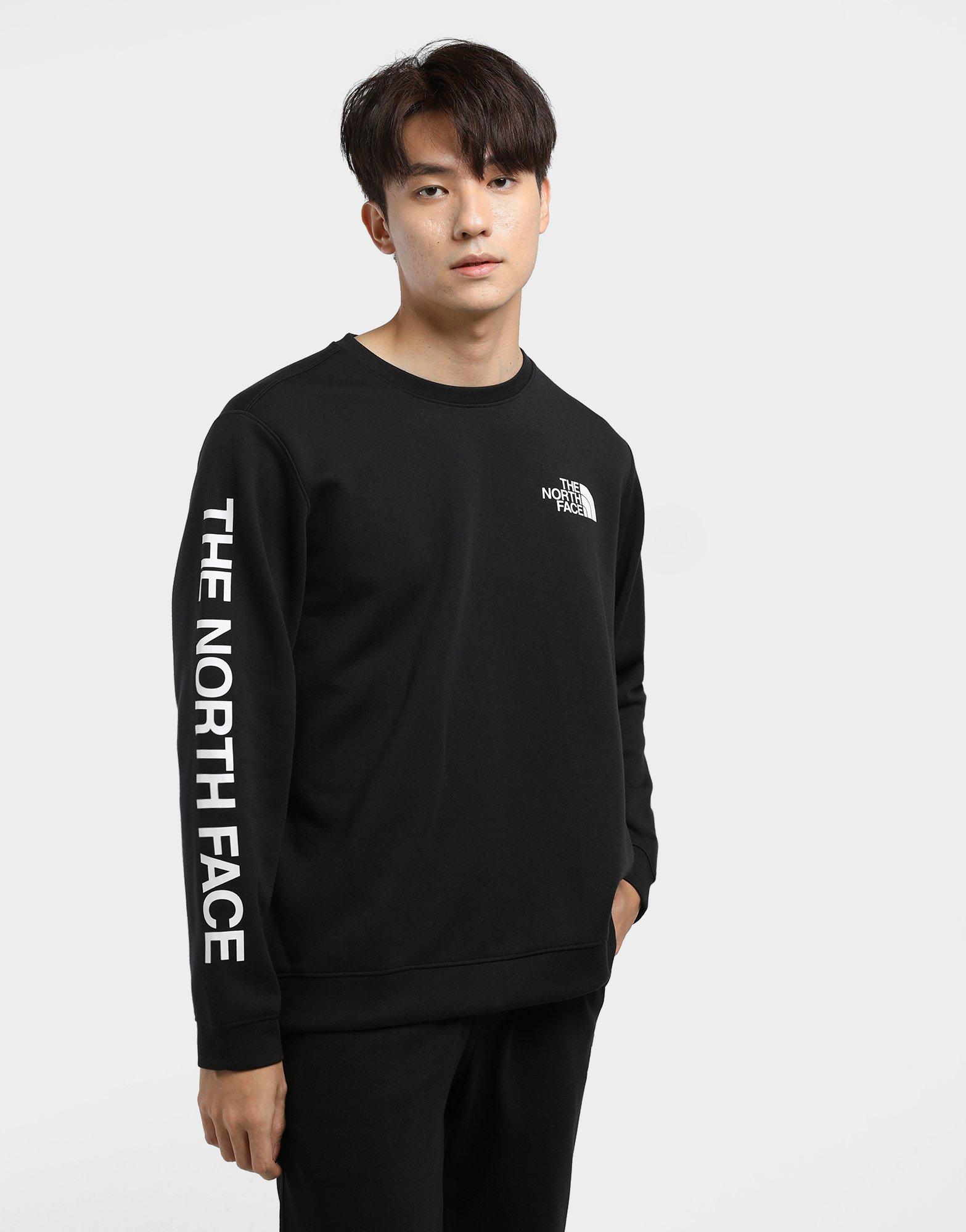 black and white north face t shirt