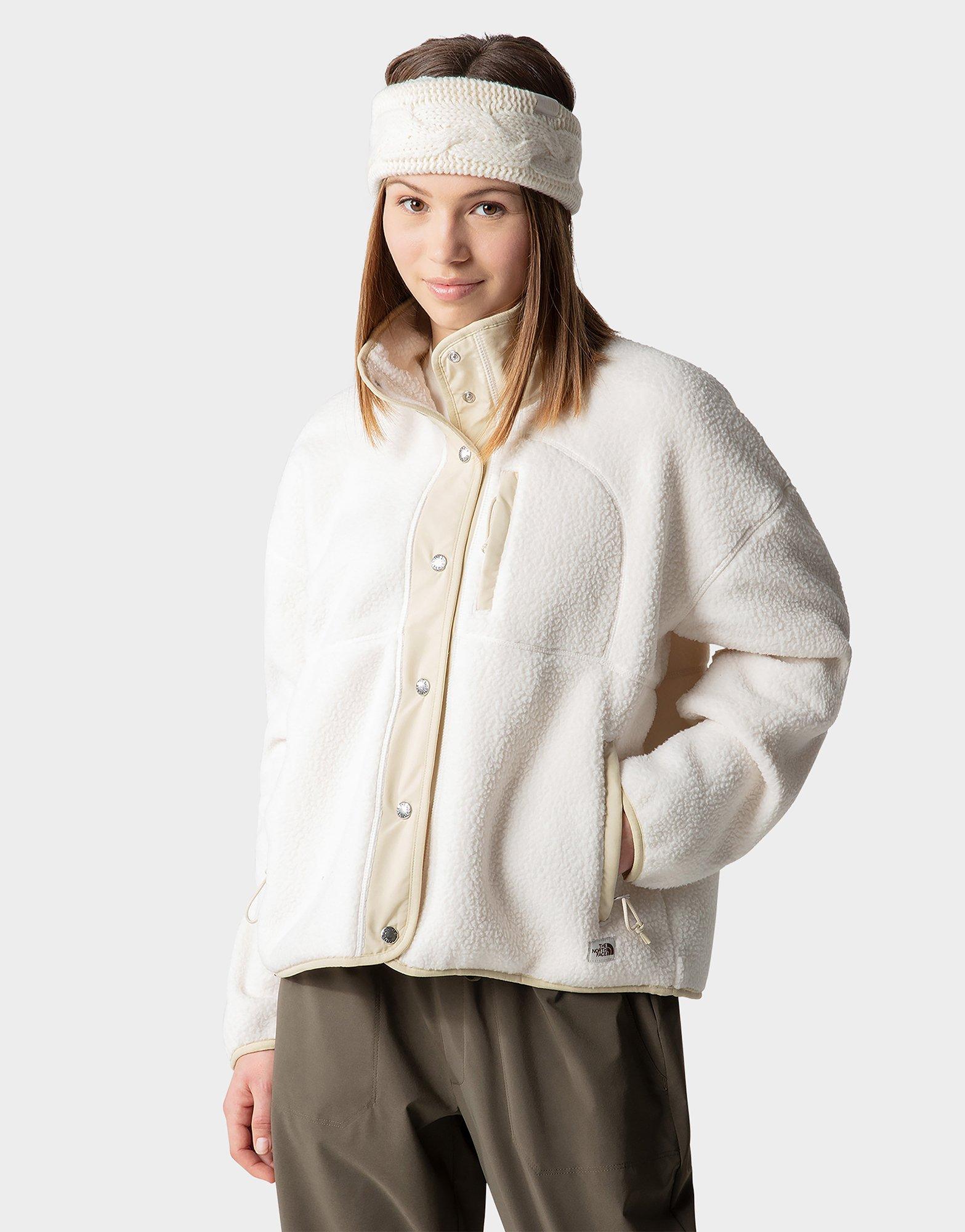White The North Face Cragmont Fleece Jacket