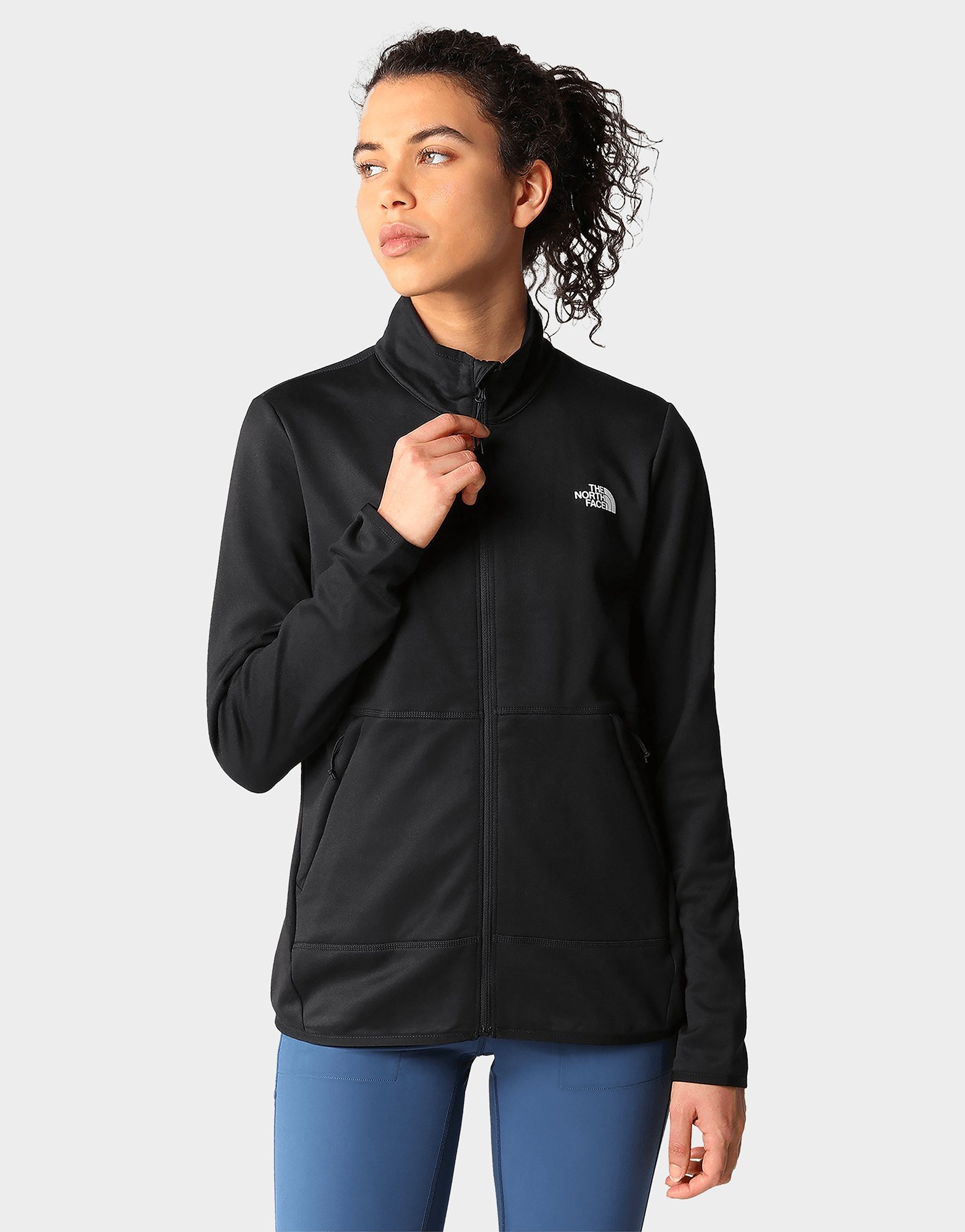 Black The North Face Canyonlands Full Zip Fleece Jacket JD Sports UK