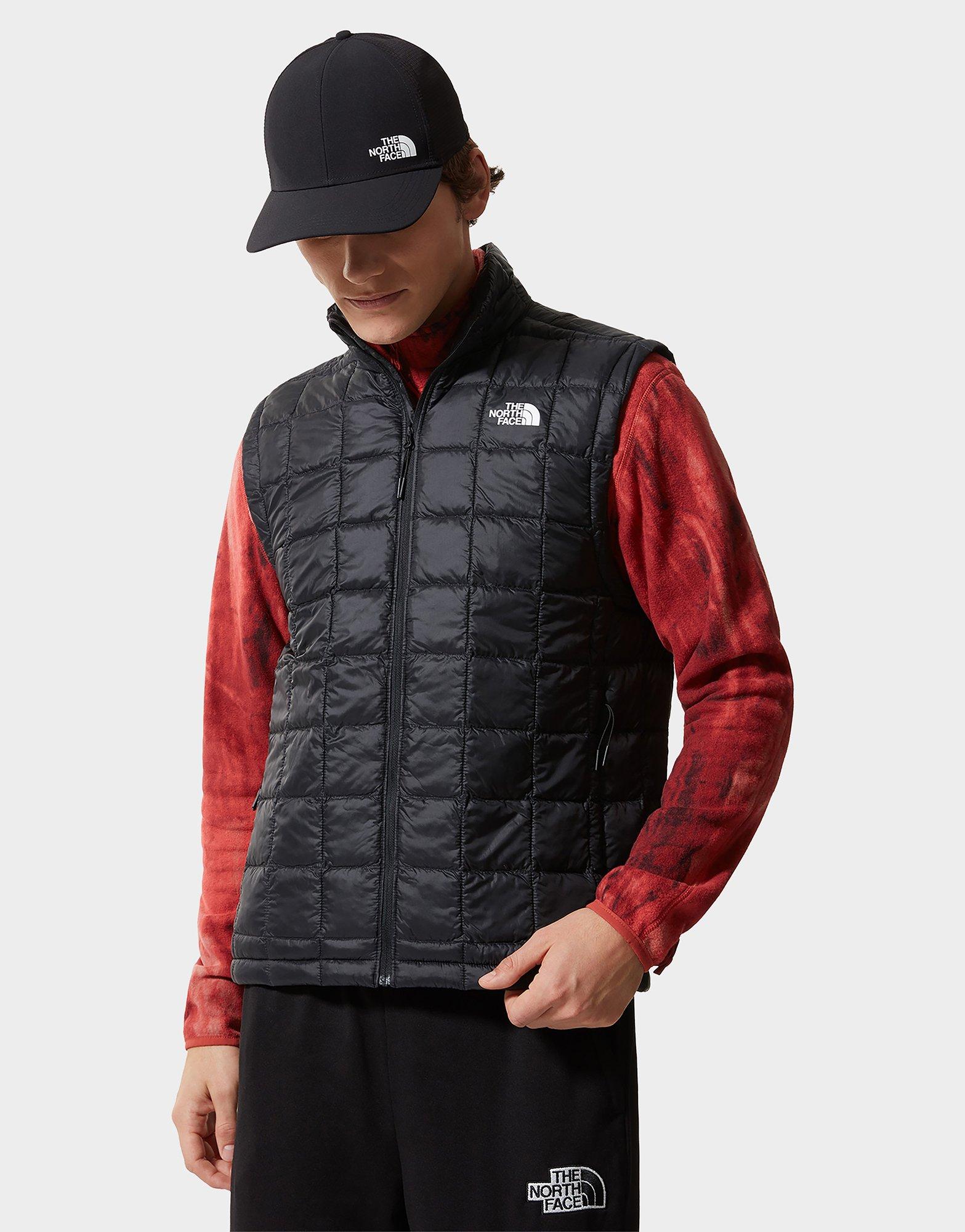 North face deals black vest