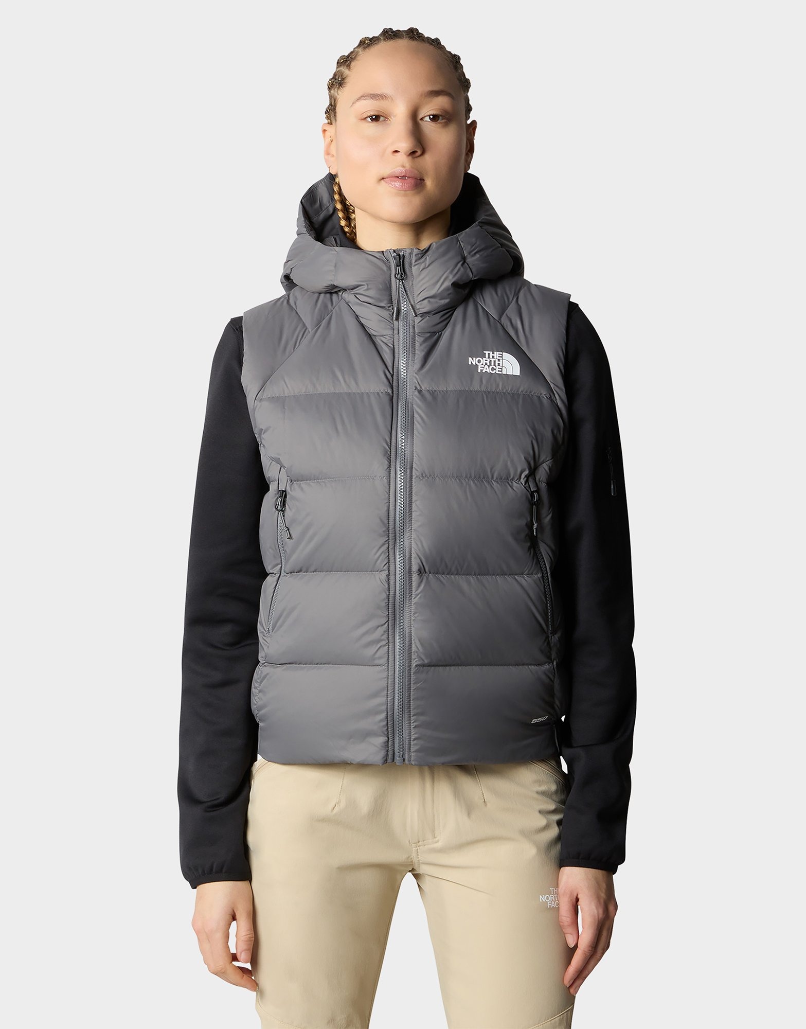 Grey The North Face Hyalite Down Gilet | JD Sports UK