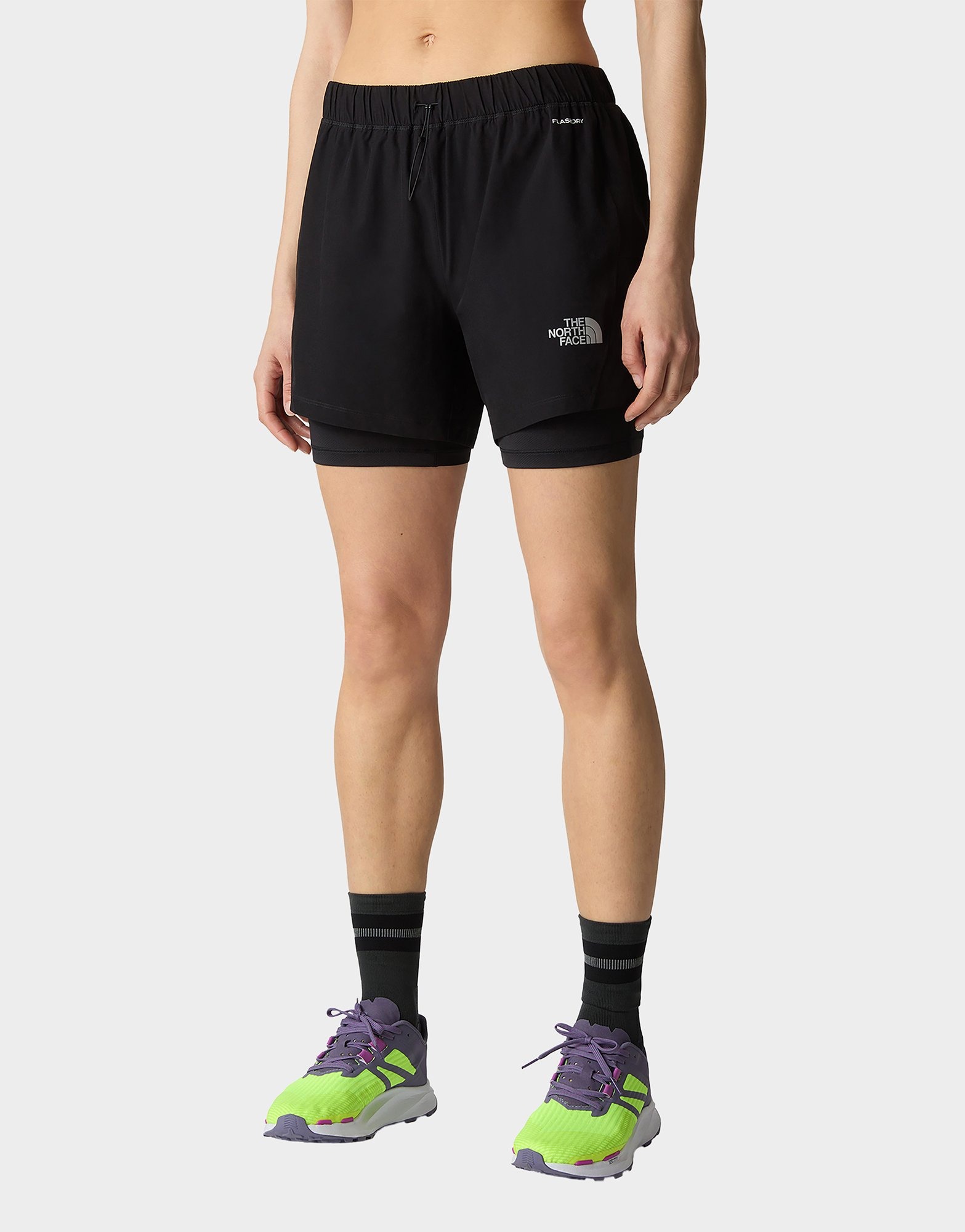 Black The North Face 2 in 1 Shorts | JD Sports UK