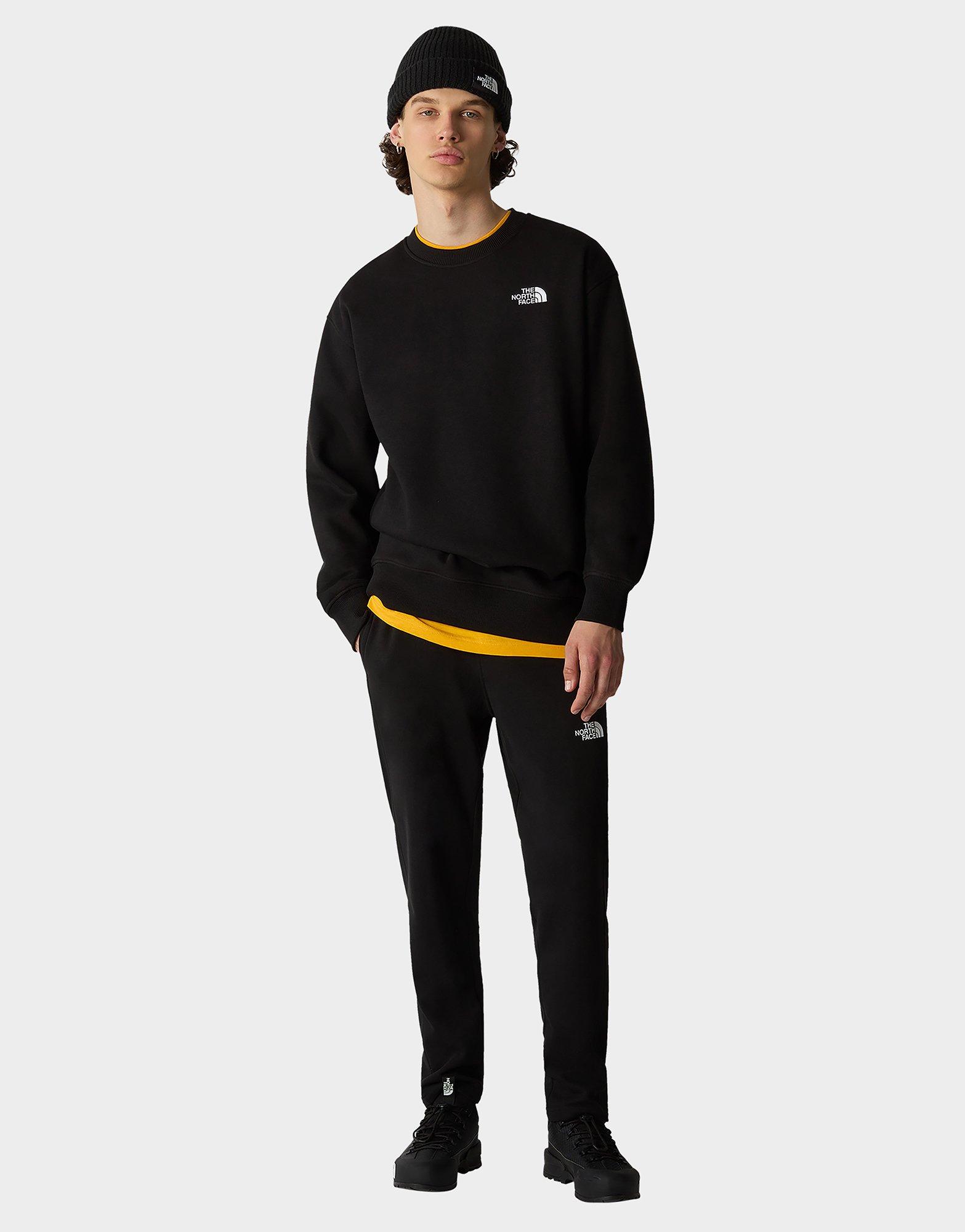 Black The North Face Essential Crew Sweatshirt | JD Sports UK