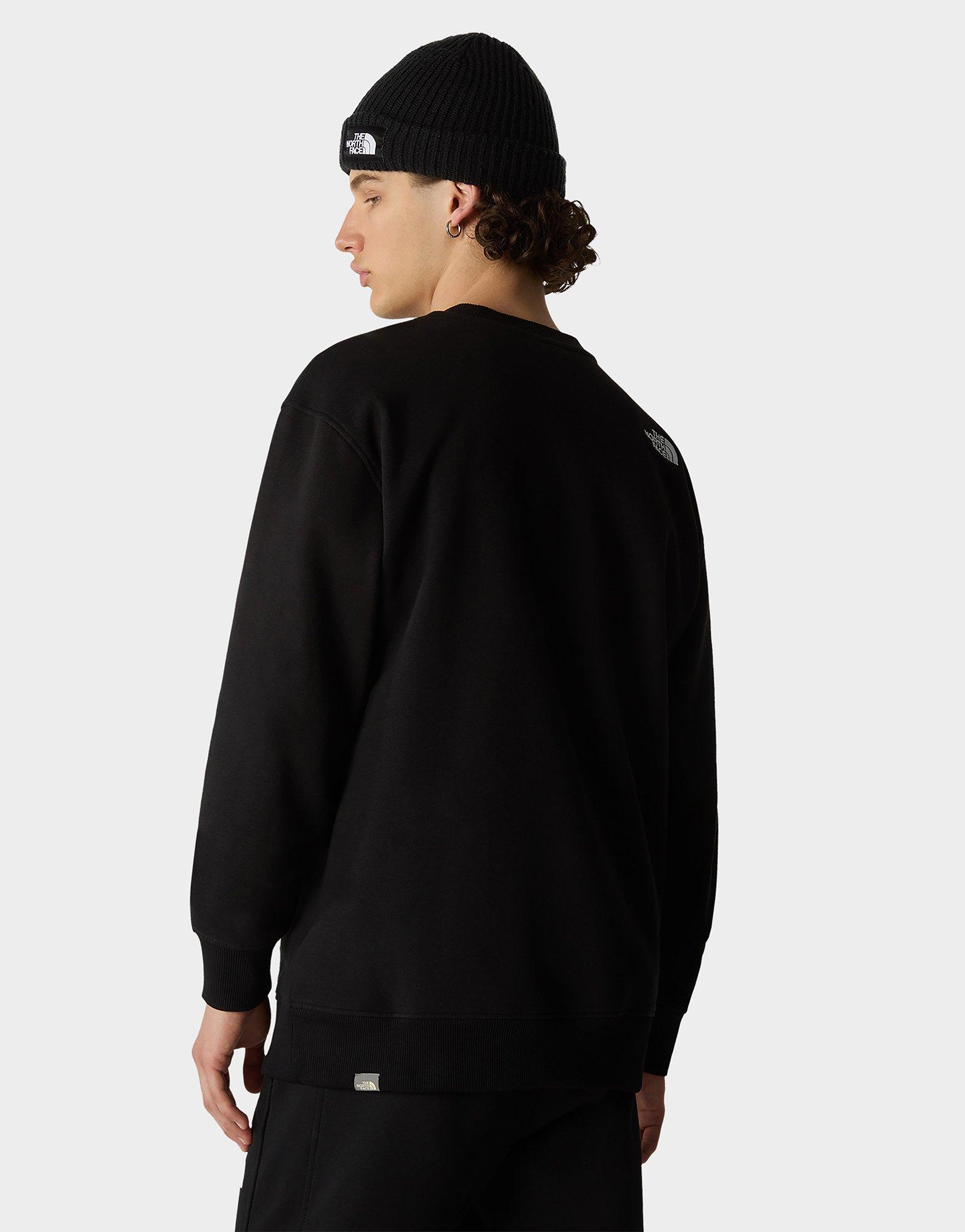 Black The North Face Essential Crew Sweatshirt | JD Sports UK