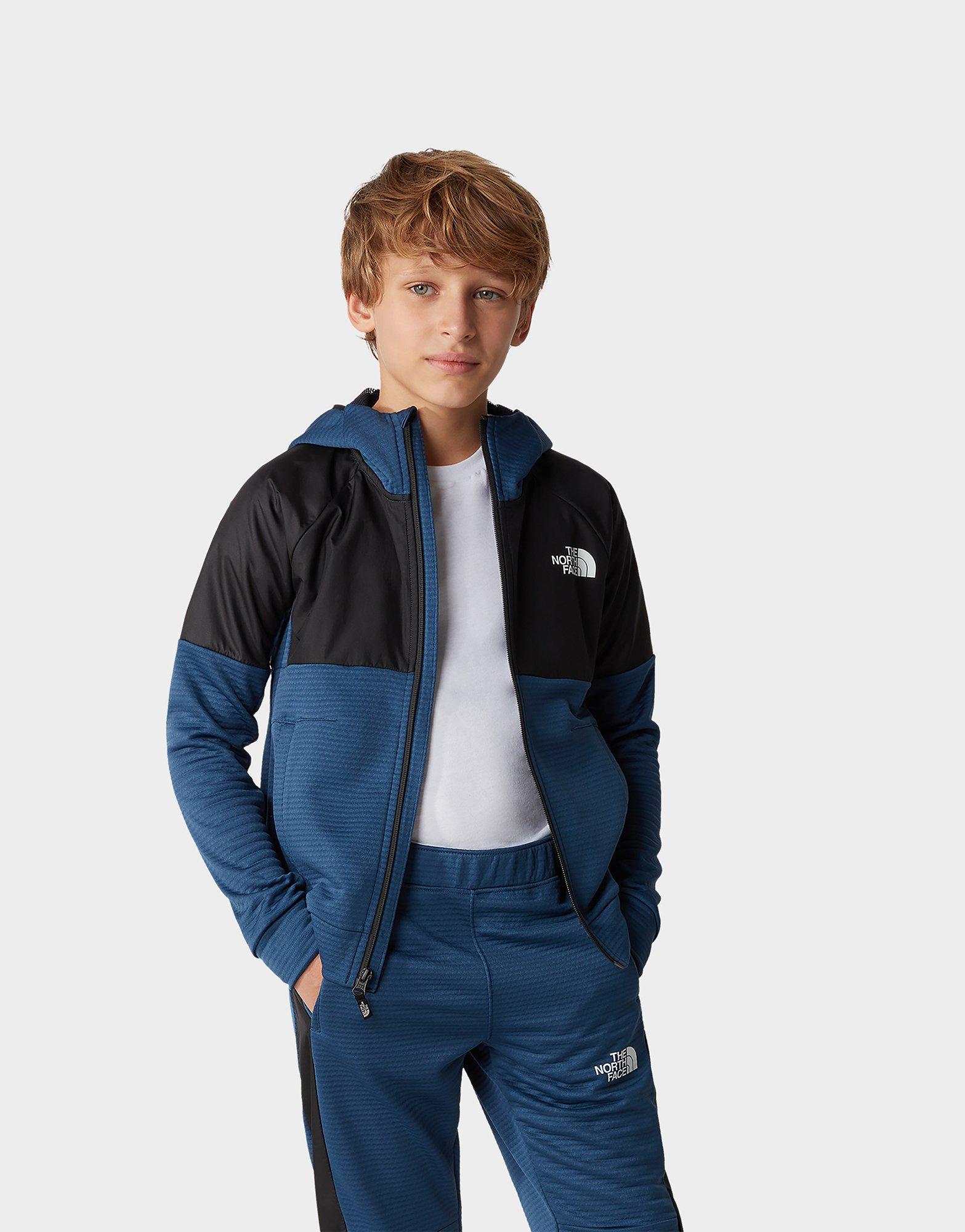 Blue The North Face Boys Mountain Athletic Hoodie Junior JD