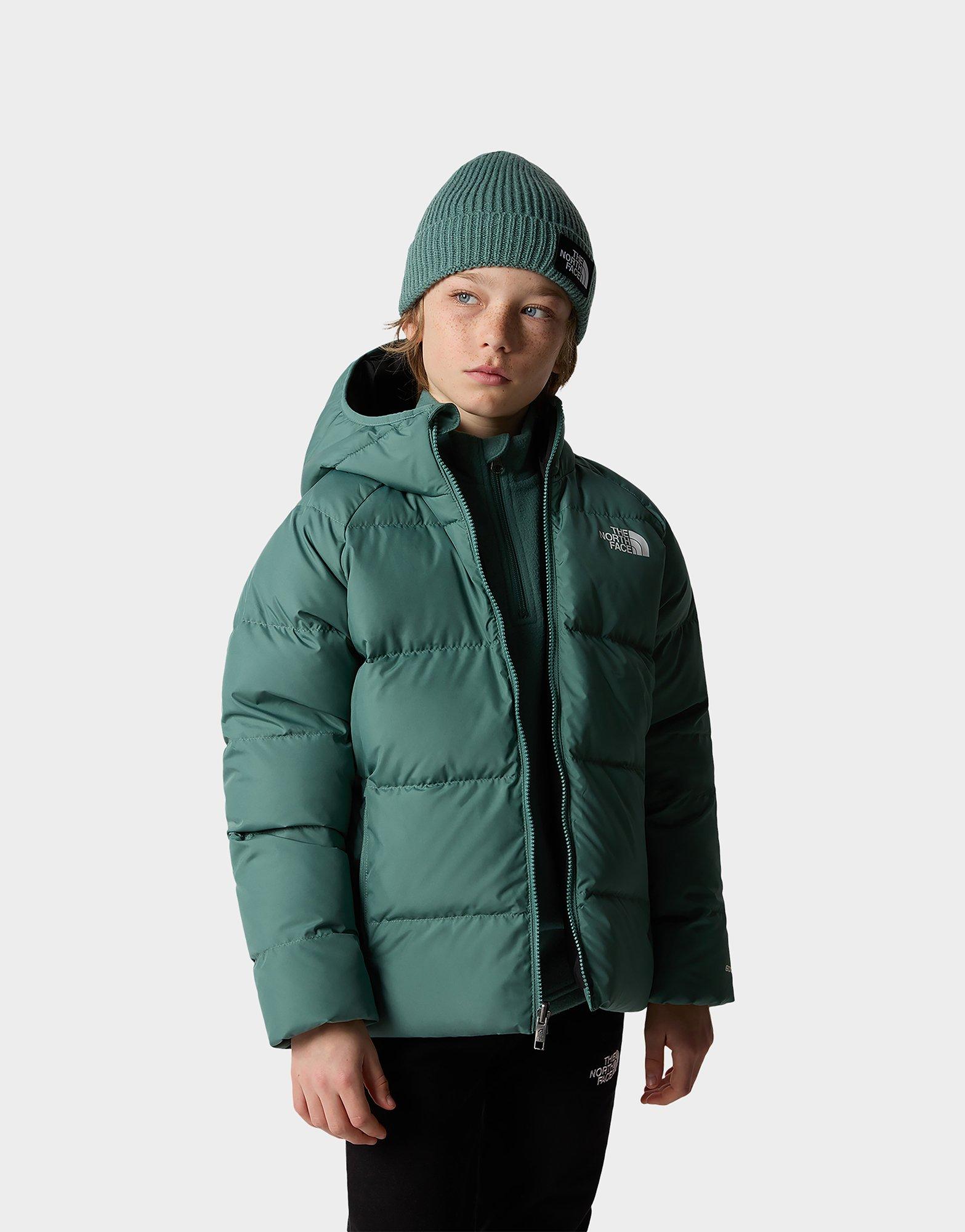 Green The North Face Reversible North Down Jacket Junior JD Sports UK