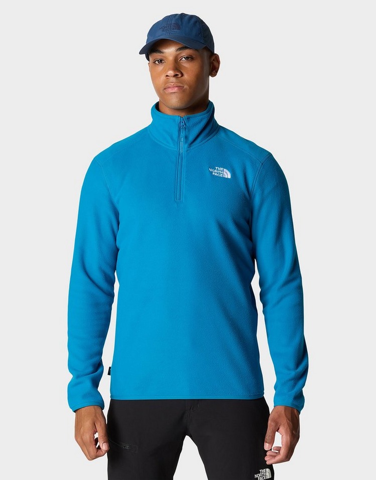 Blue The North Face Glacier 1/4 Zip Top | JD Sports UK