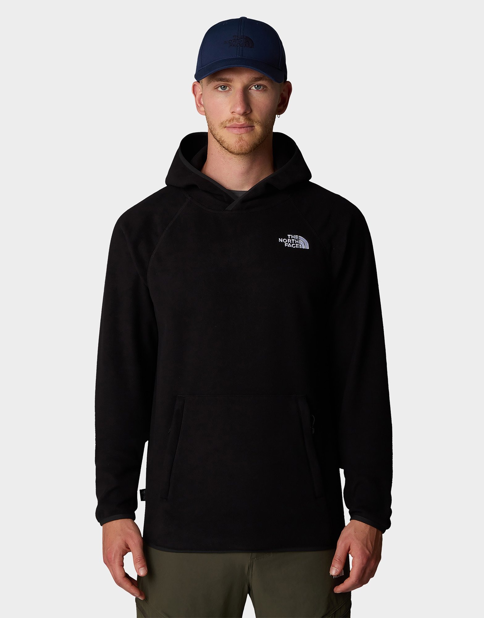 Black The North Face 100 Glacier Hoodie | JD Sports UK