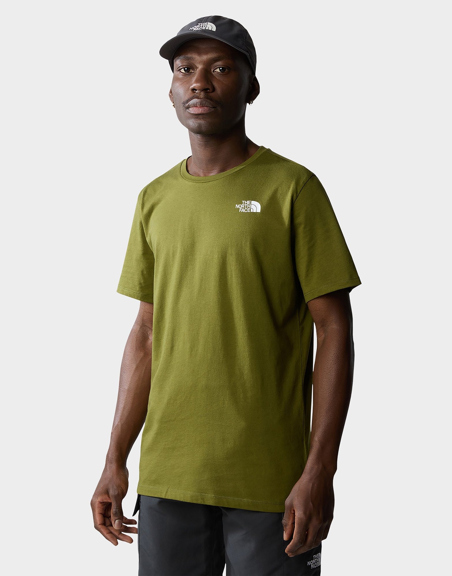 Green The North Face Foundation Mountain Lines Graphic T-Shirt | JD ...