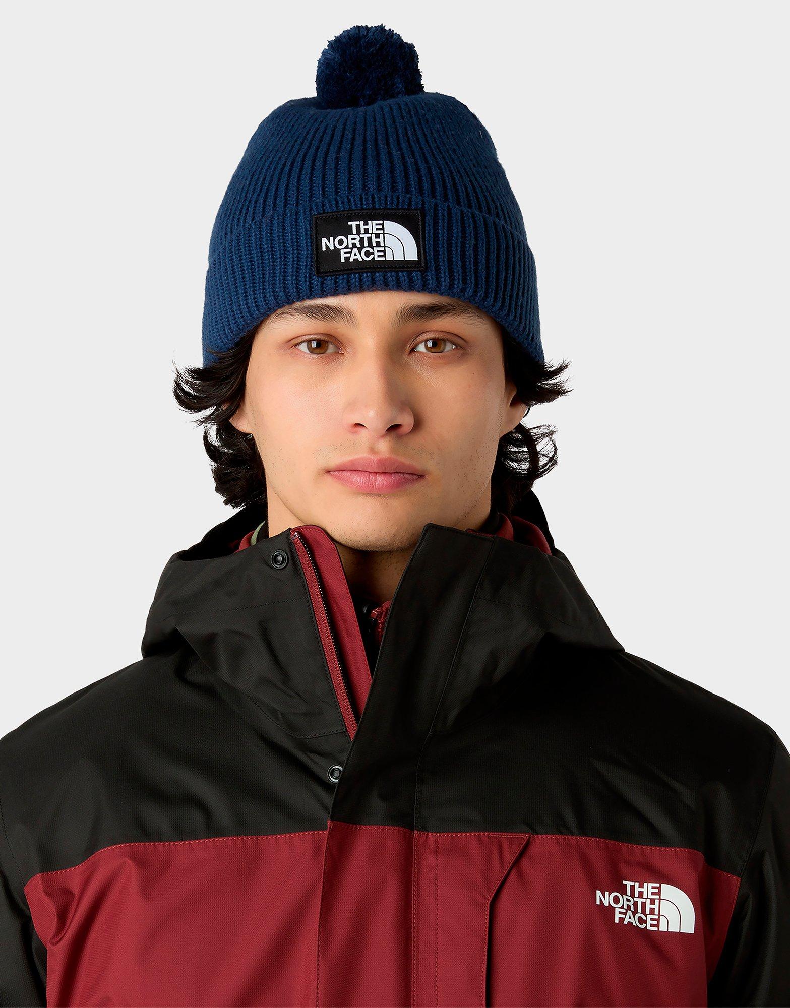 The North Face TNF Logo Box Pom Beanie