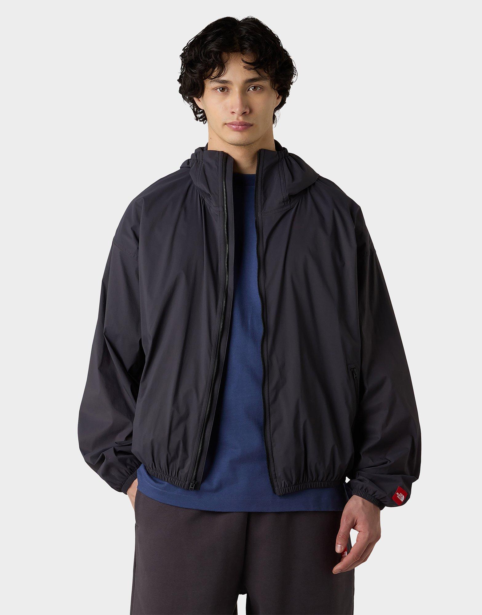 The North Face M TNF Red Box Packable Hooded Wind Jacket