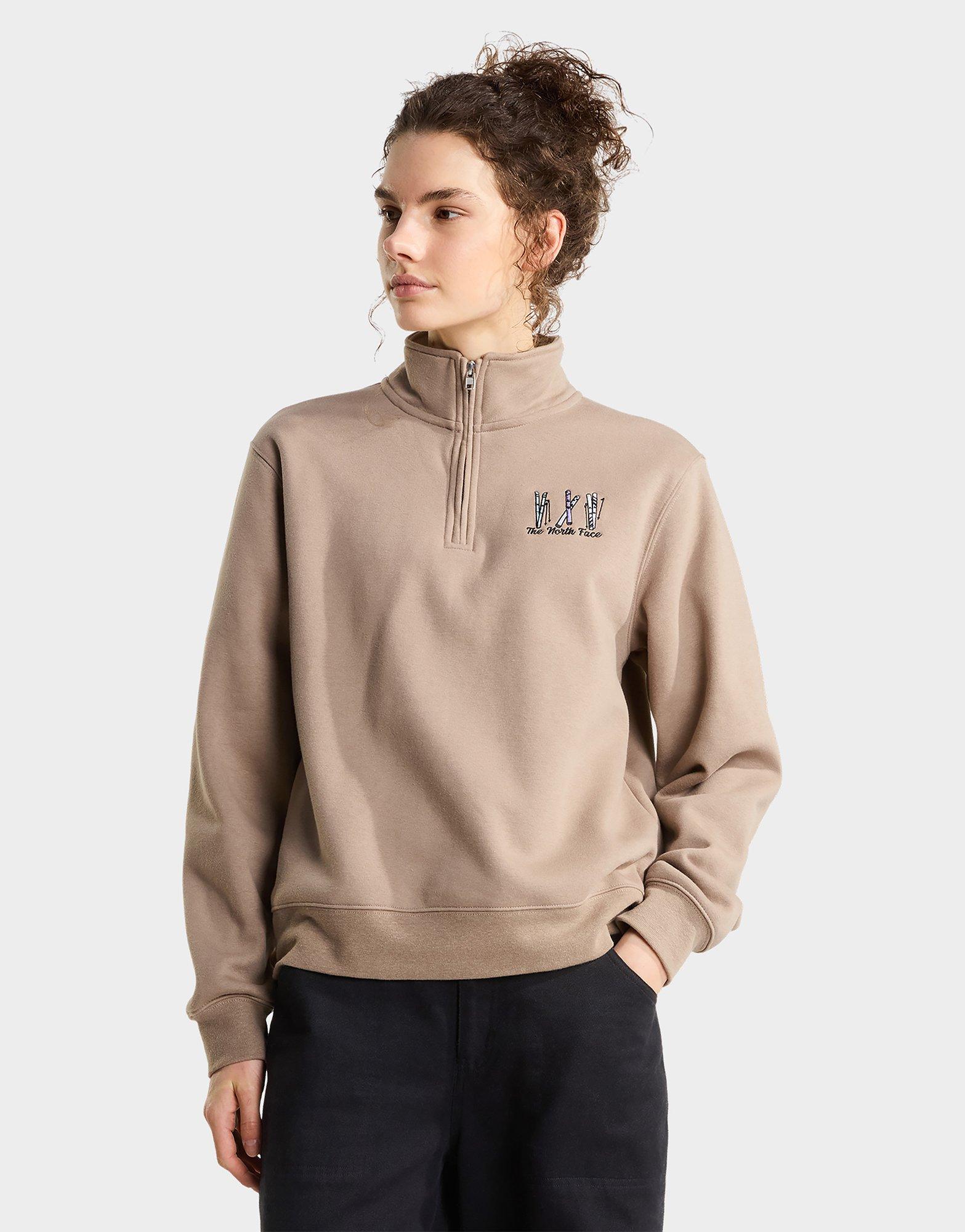The North Face W SKI EMBRO RELAXED 1/4 ZIP - GRAPHIC