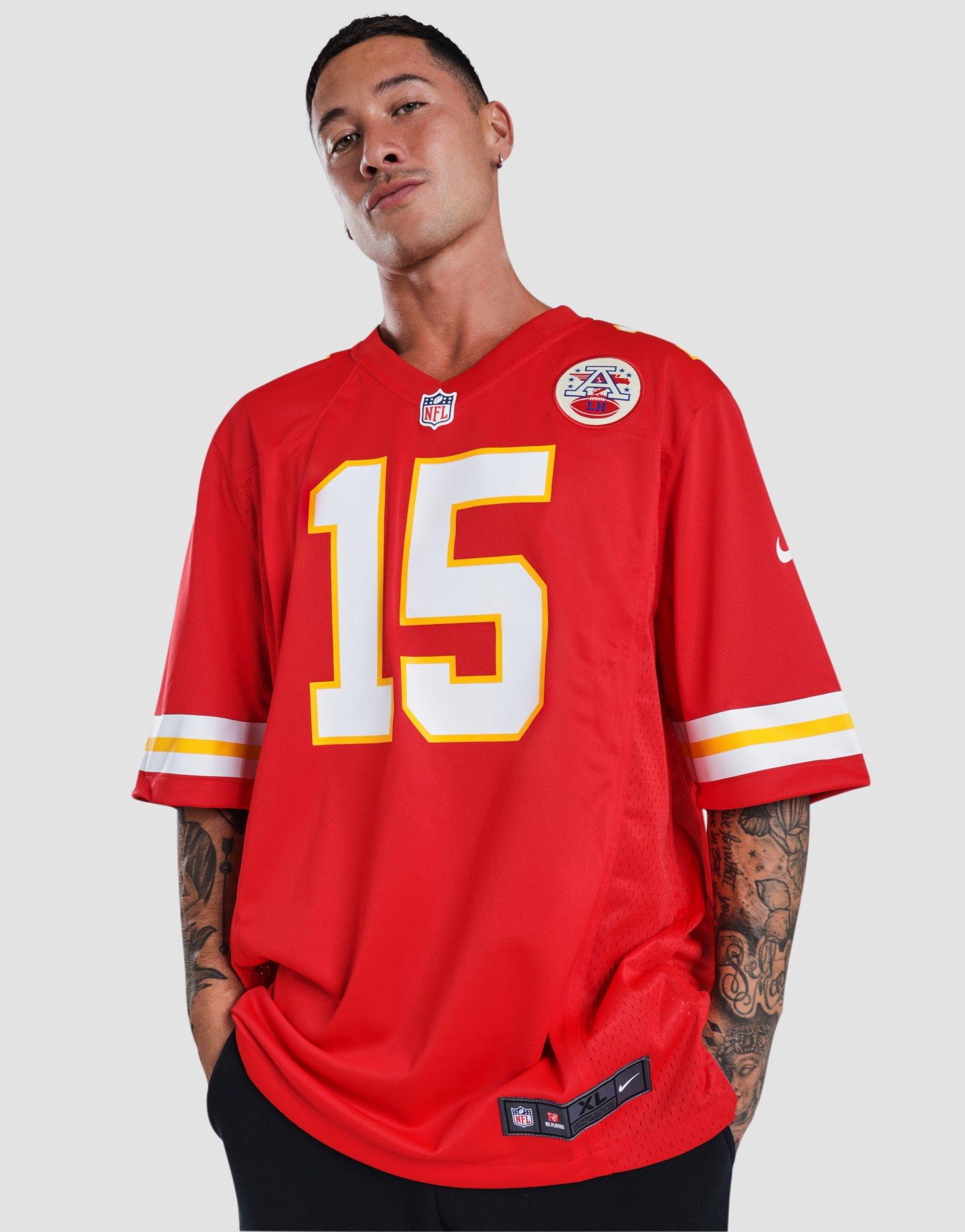 NEW Kansas City Chiefs Patrick Mahomes #15 Nike Men's NFL Player Game  Jersey XL