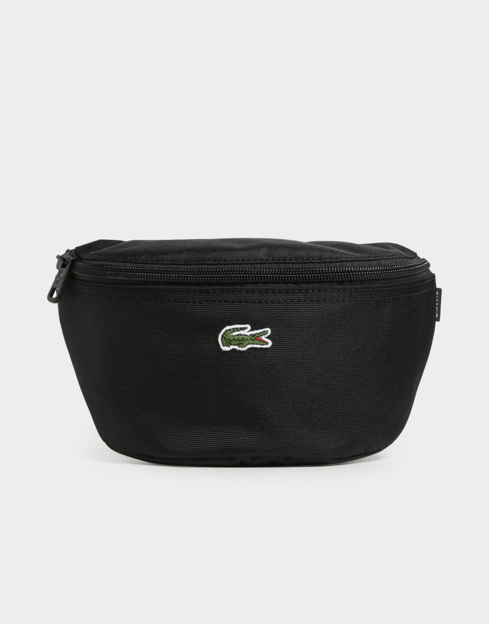 lacoste waist bag black