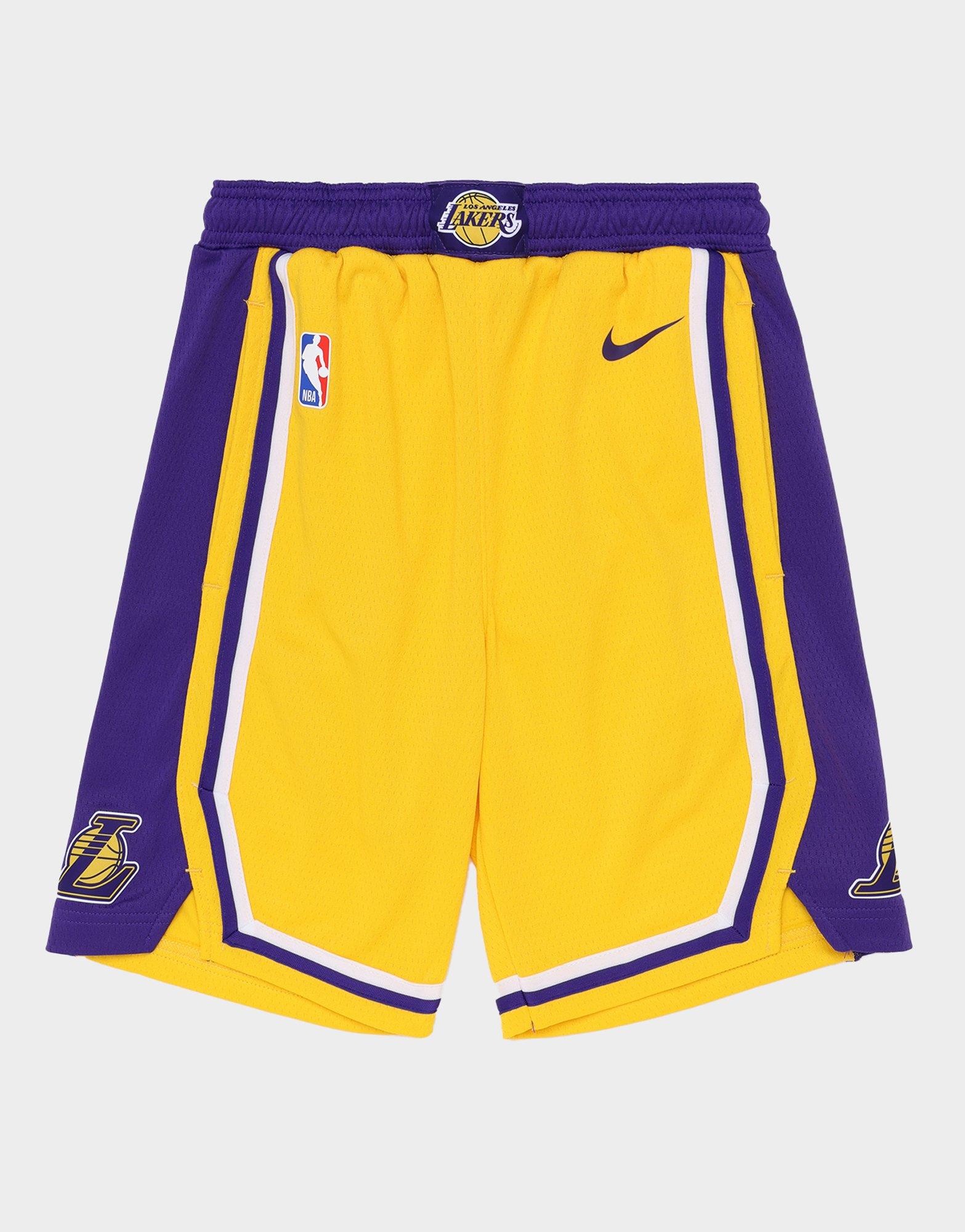 Yellow NIKE NAR Youth Icon Swim Shorts Lakers LeBron Junior s JD Sports Malaysia