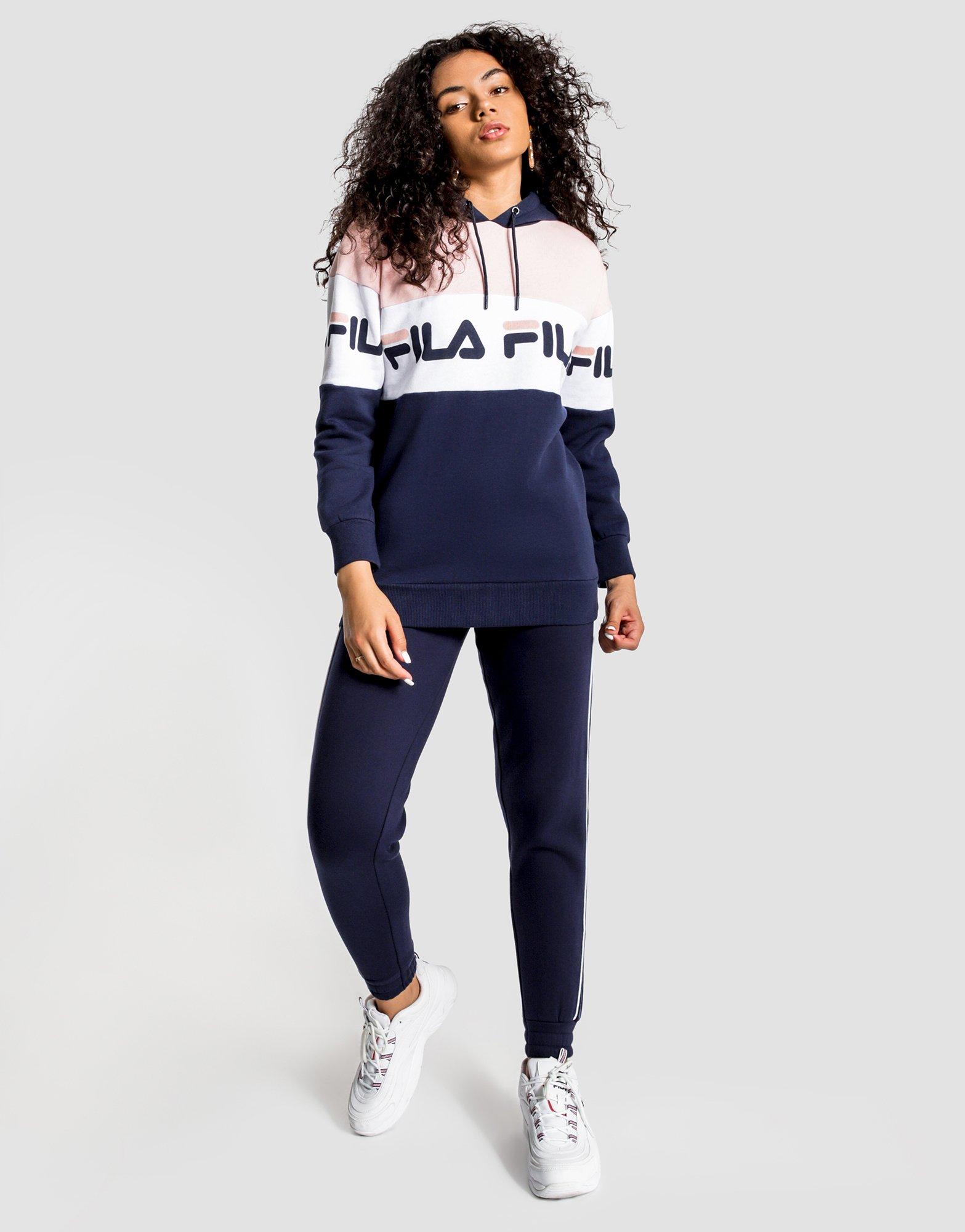 fila panel boyfriend hoodie